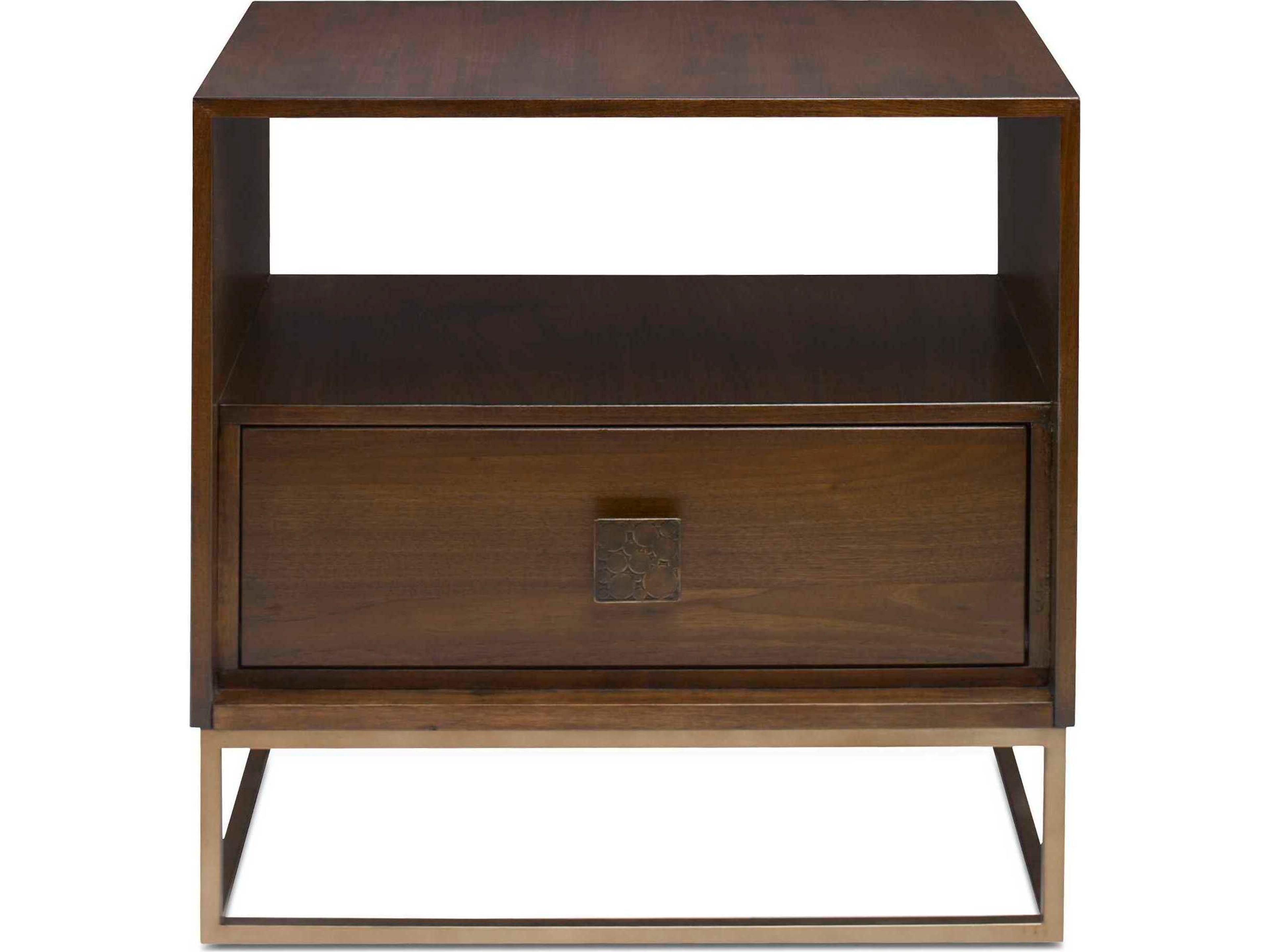 Uttermost Bexley Rectangular Wood Dark Walnut End Table