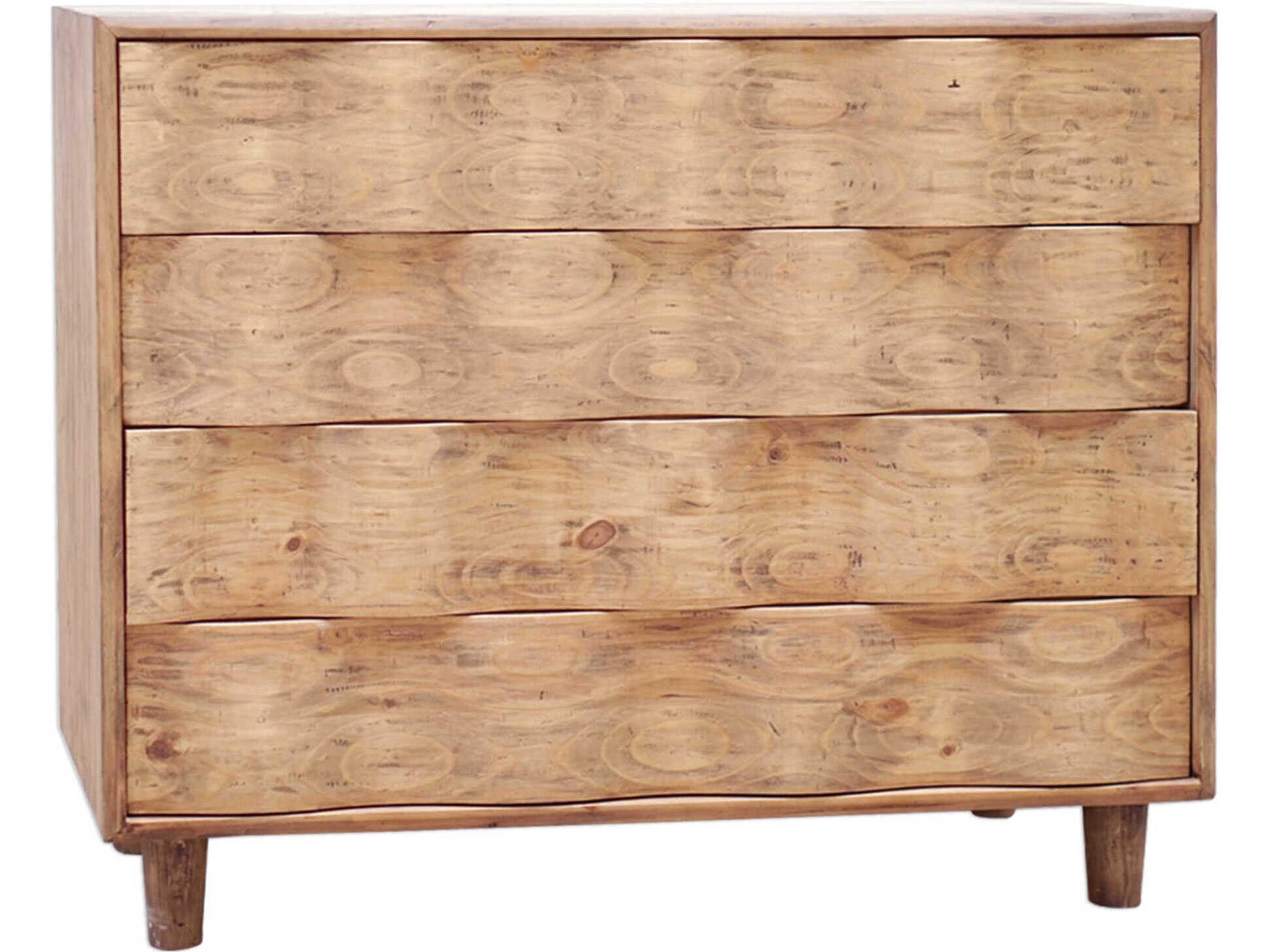 Crawford Natural Light Oak Rustic Stain Wood Accent Chest