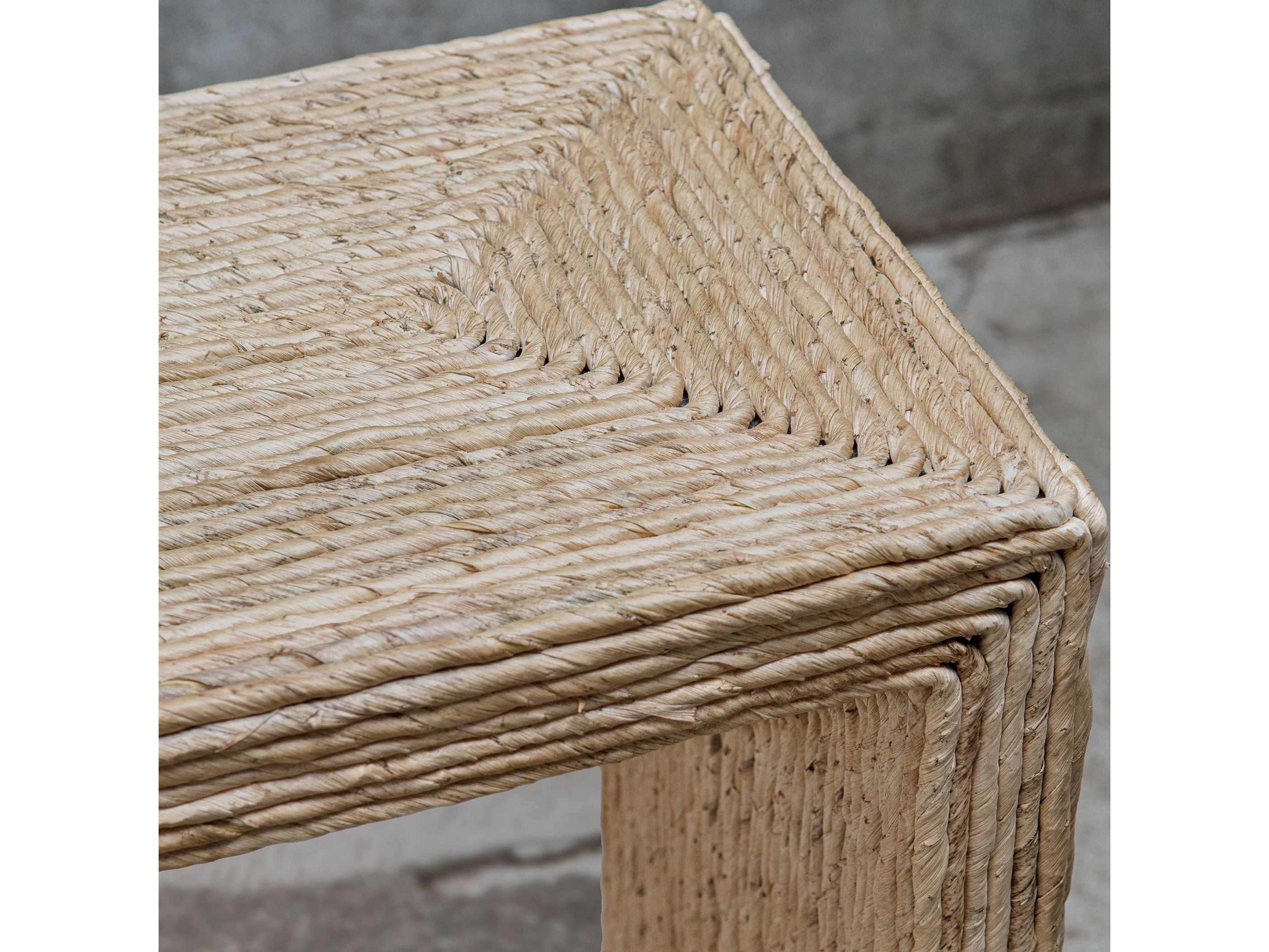 Uttermost Rora Coastal Rectangular Wood Natural Console Table