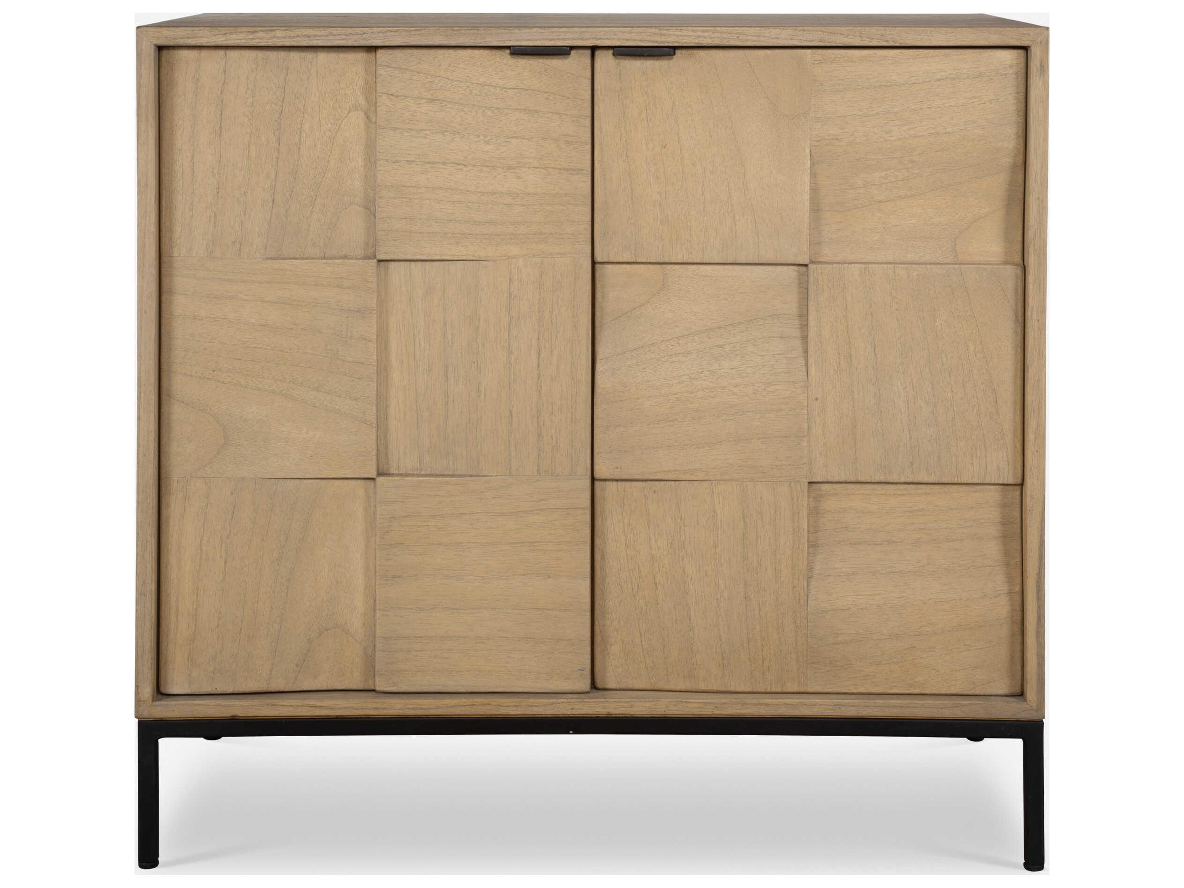 Uttermost Lorenzo Natural Matte Black Mindi Wood Accent Chest