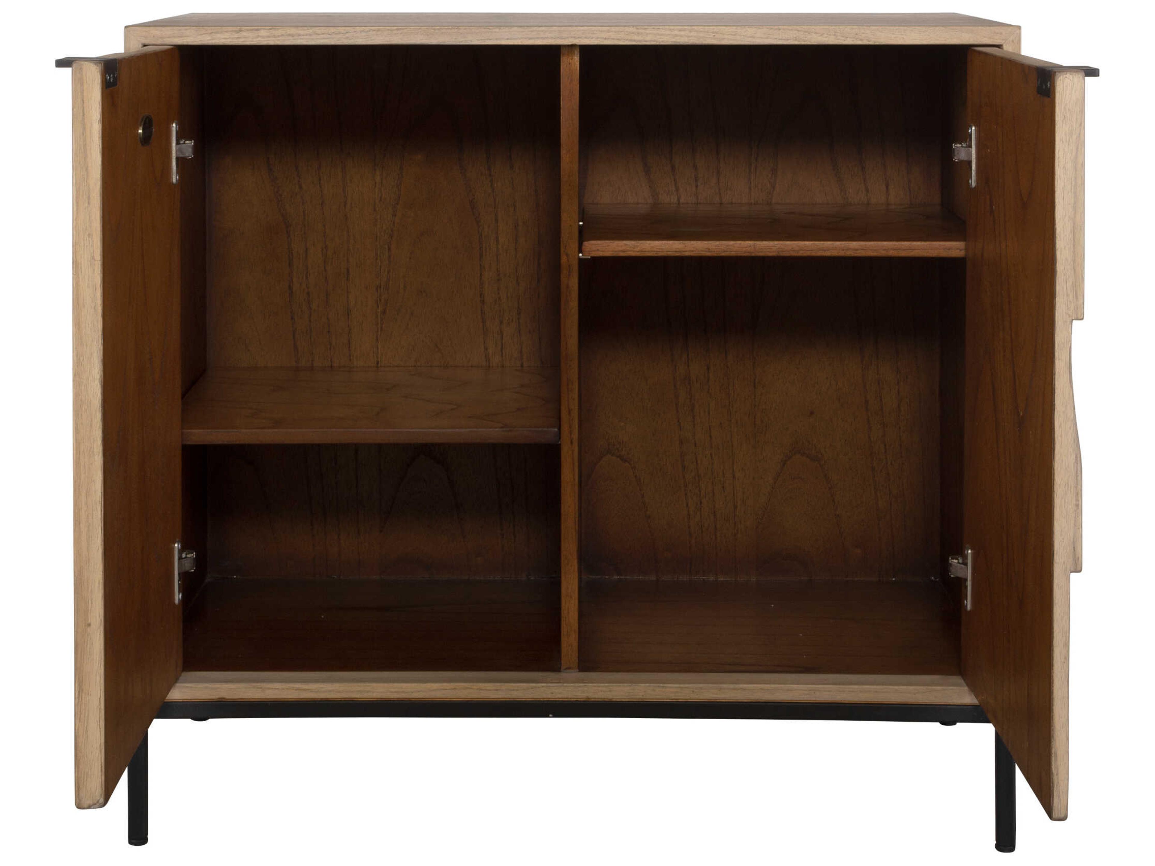 Uttermost Lorenzo Natural Matte Black Mindi Wood Accent Chest