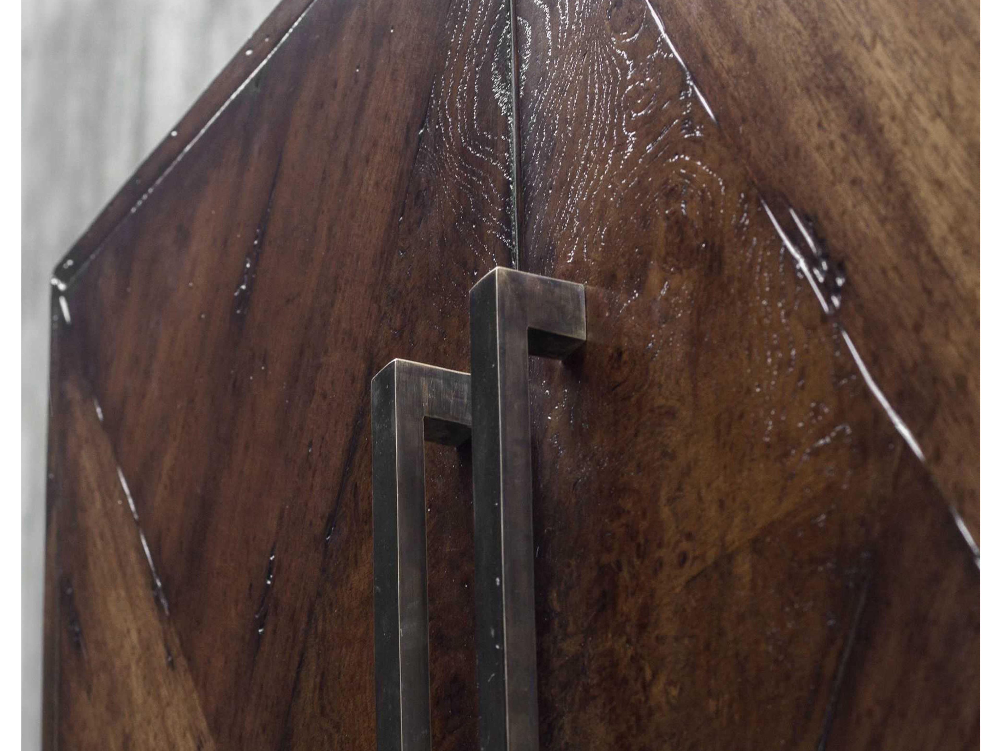 Uttermost Liri Deep Mahogany Stain Brown Ash Wood Accent Chest