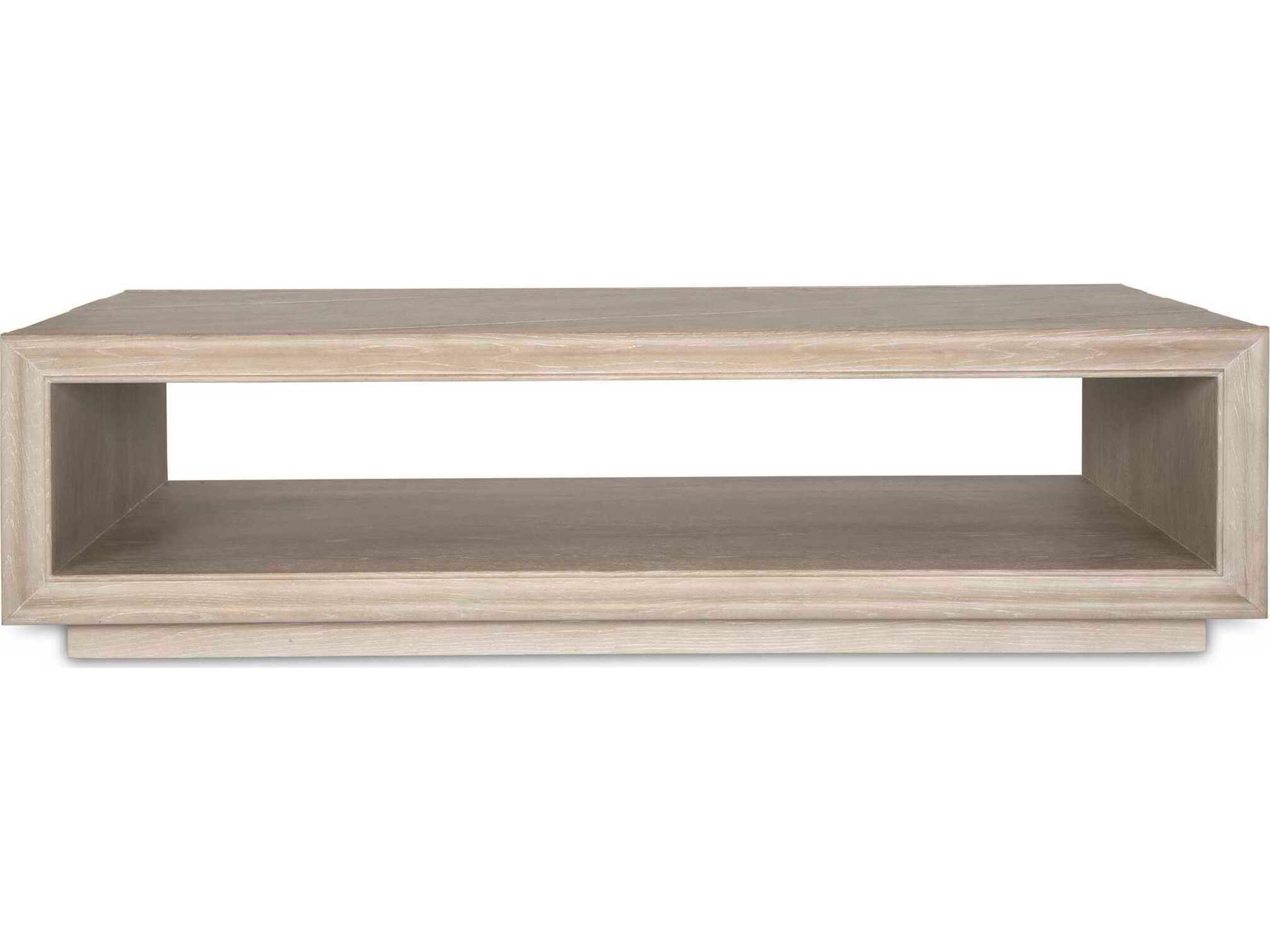 Prism Rectangular Wood Light Oak Coffee Table