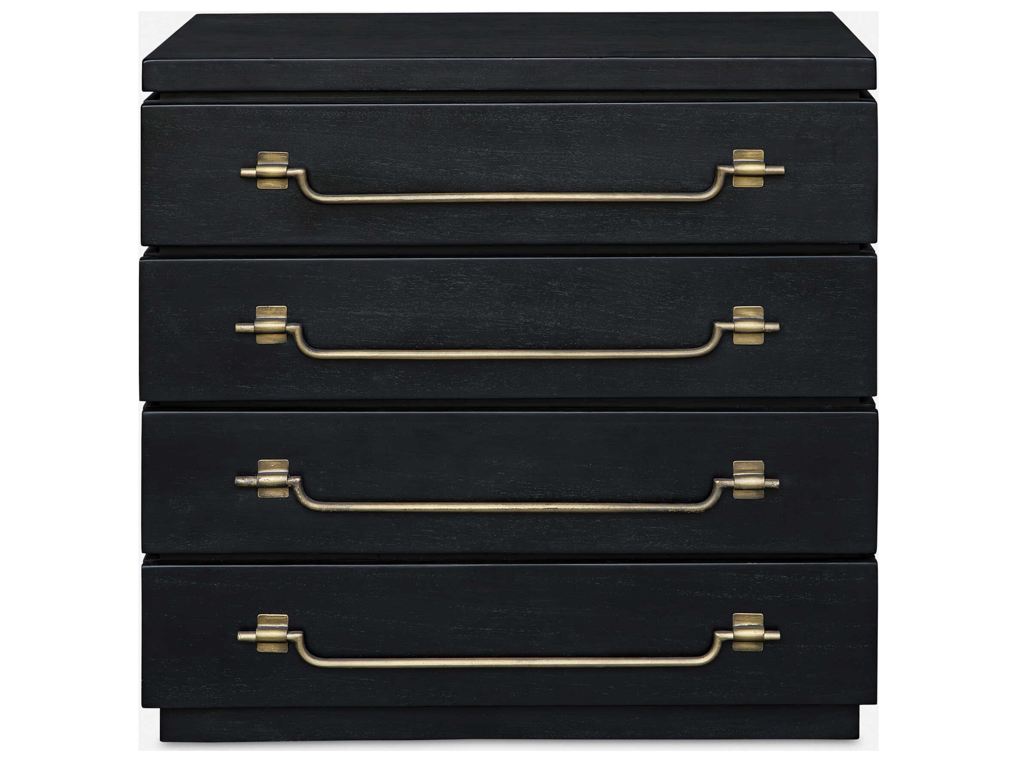Uttermost Halifax Black Mahogany Wood Accent Chest