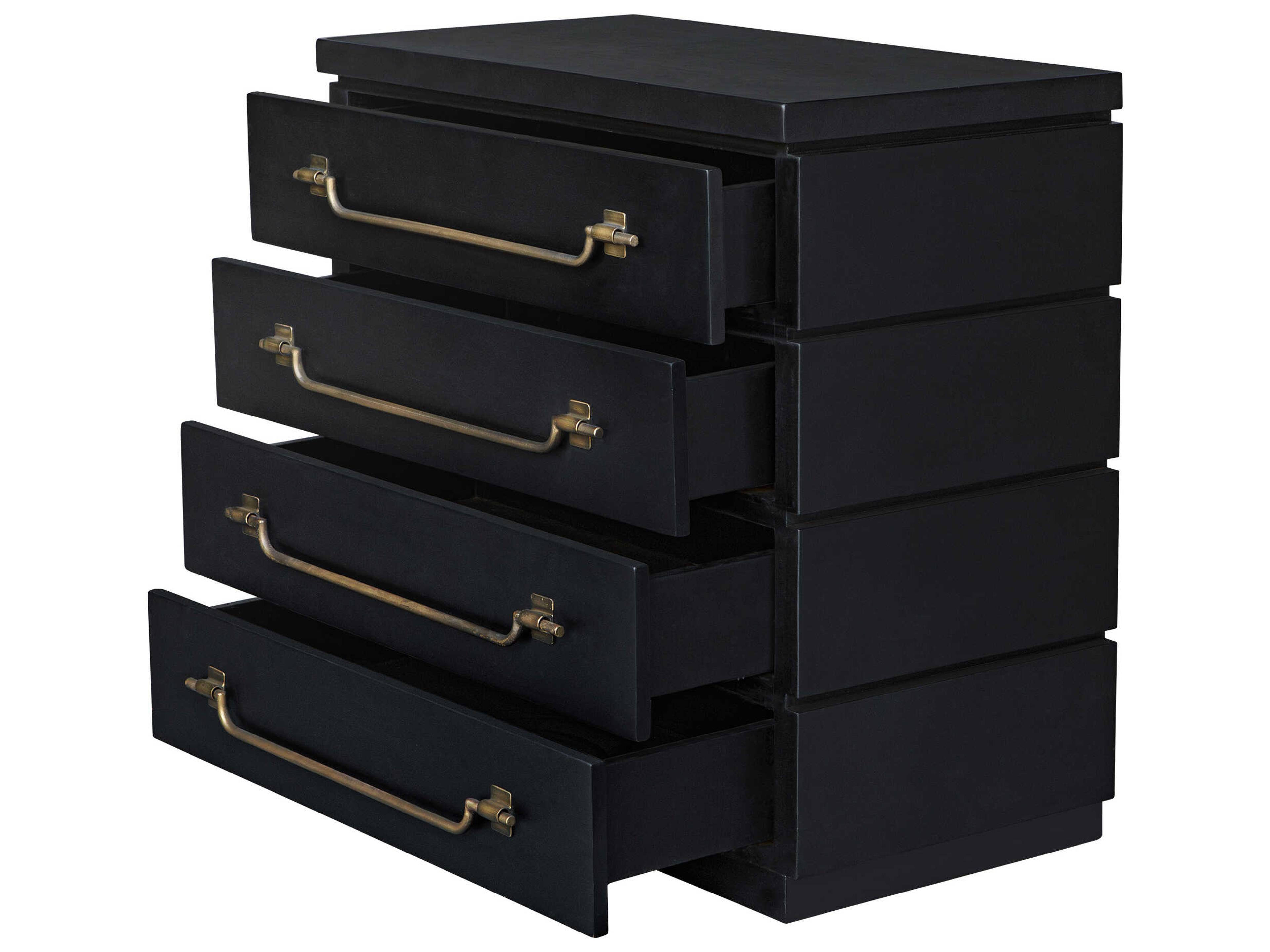 Uttermost Halifax Black Mahogany Wood Accent Chest