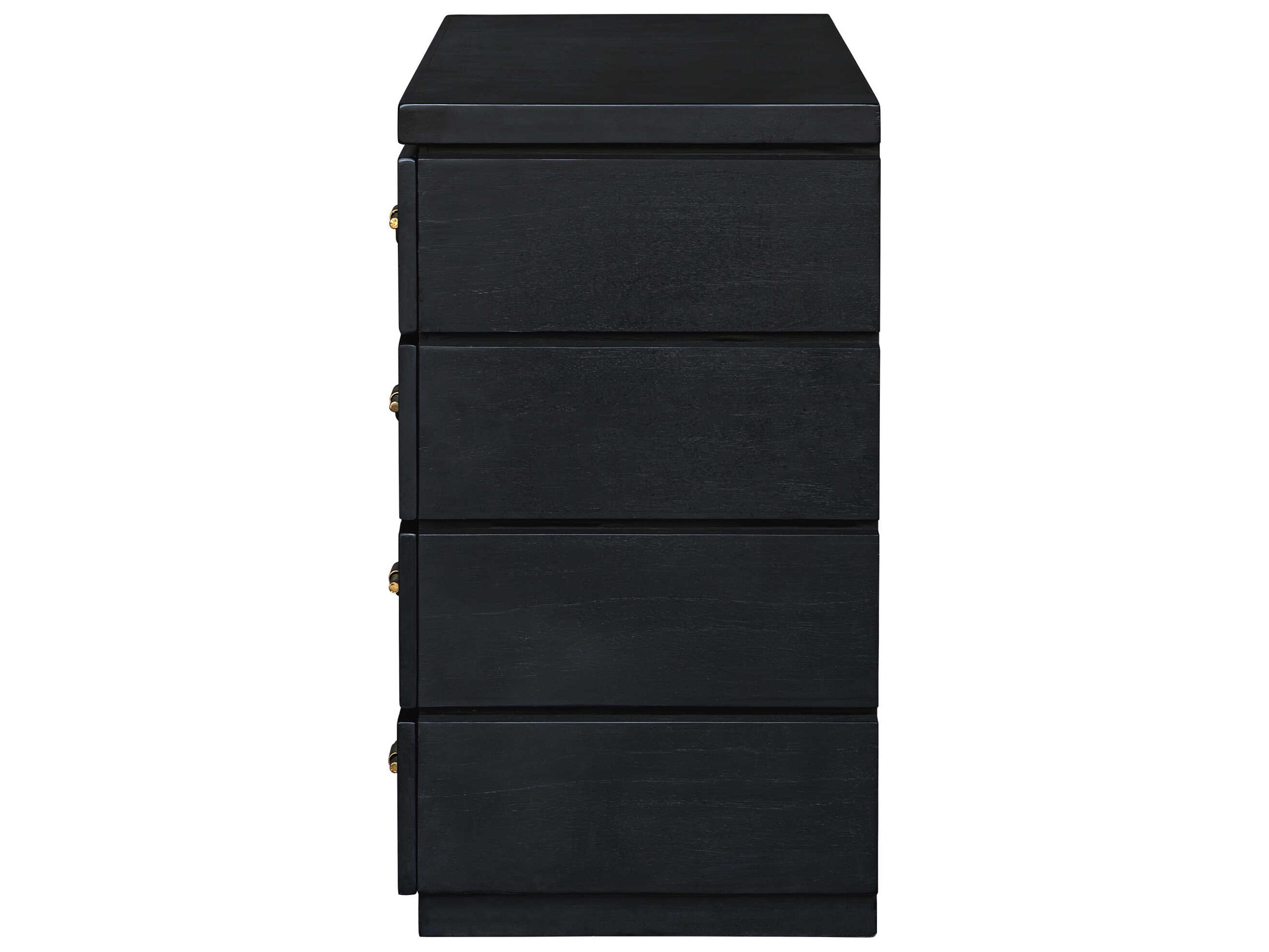 Uttermost Halifax Black Mahogany Wood Accent Chest