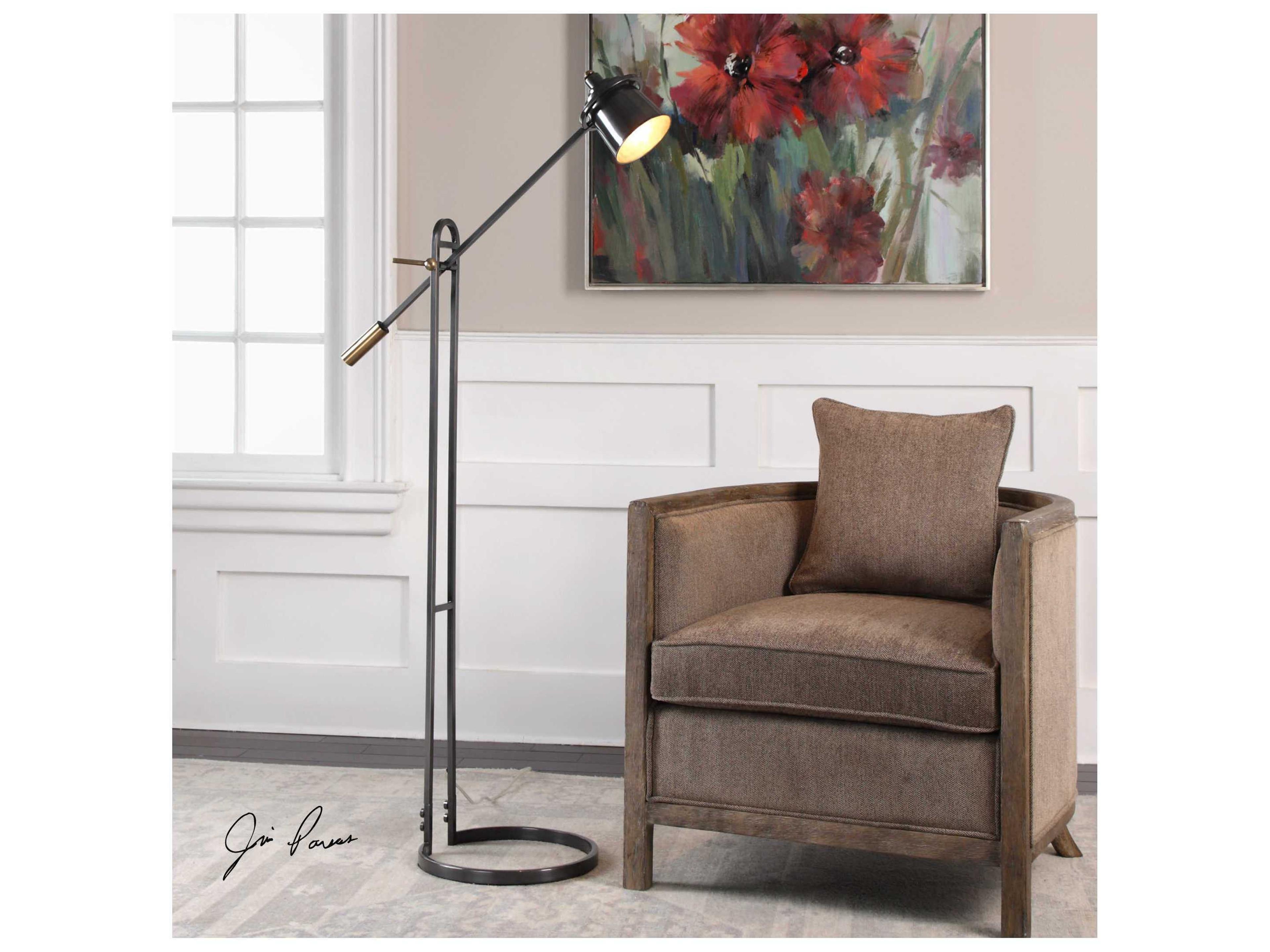 Uttermost Chisum Dark Oil Rubbed Bronze Floor Lamp