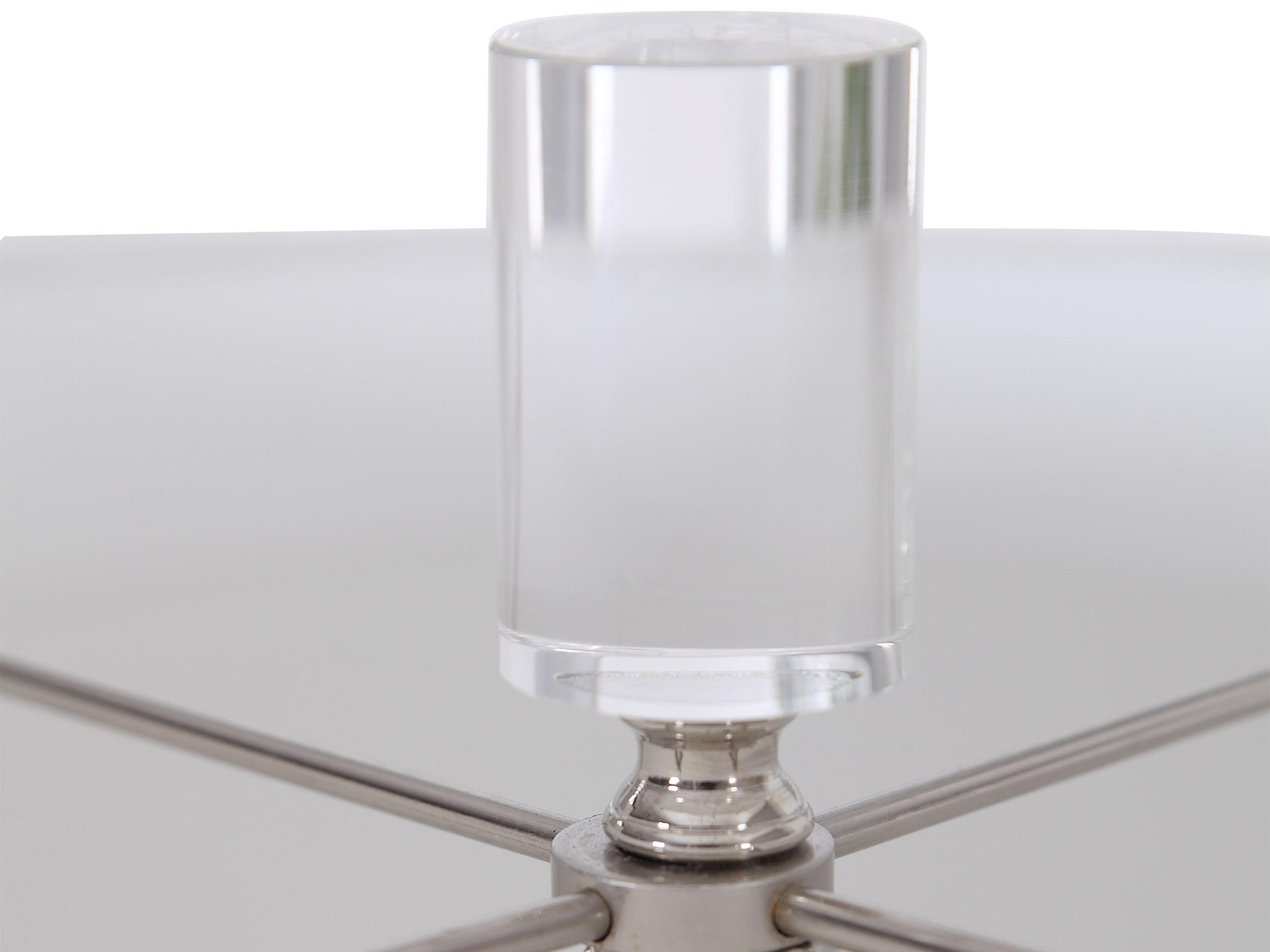 Uttermost Zesiro Crystal Beige Gray Buffet Lamp