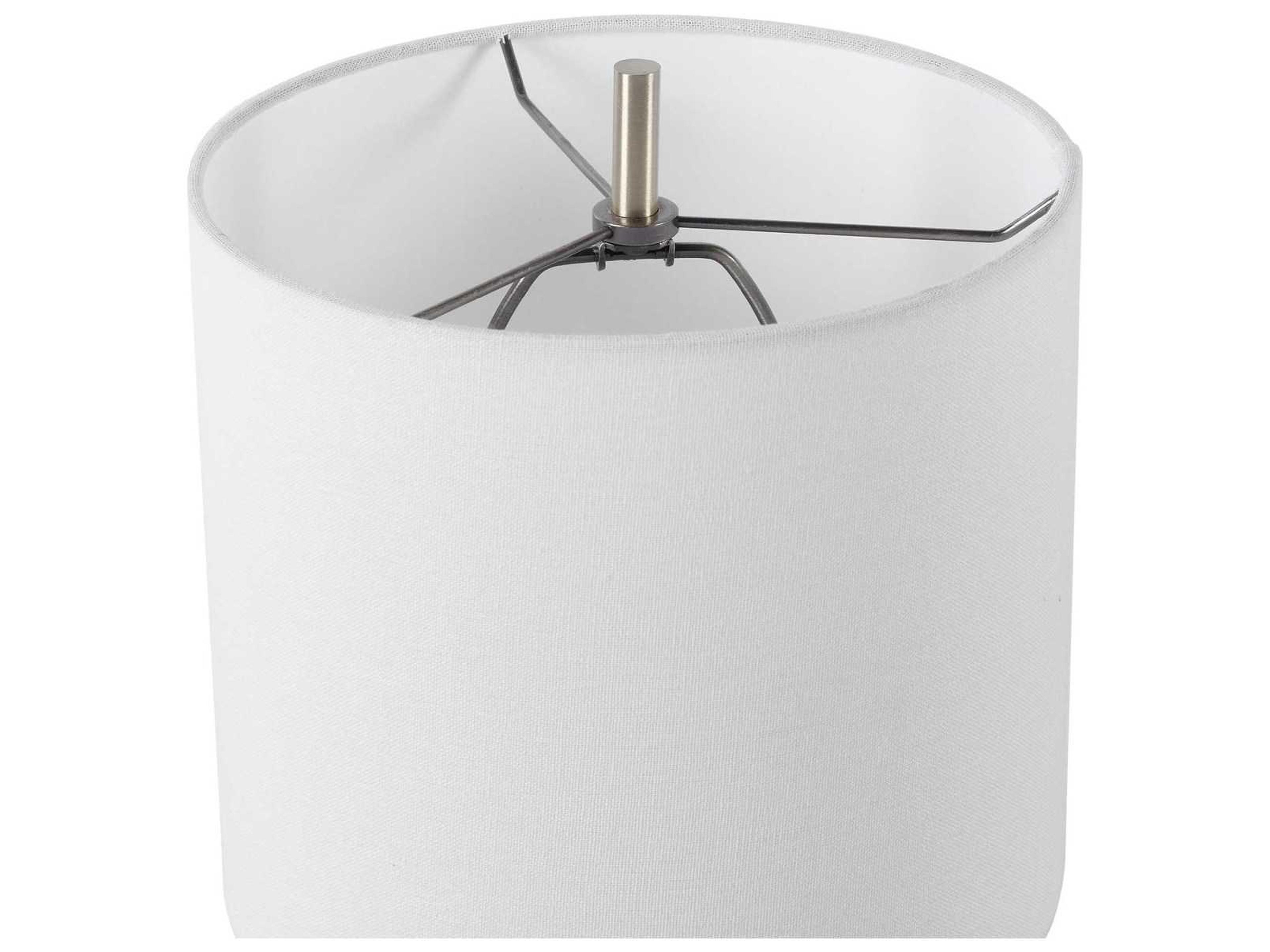 Uttermost Eloise White Marble Table Lamp