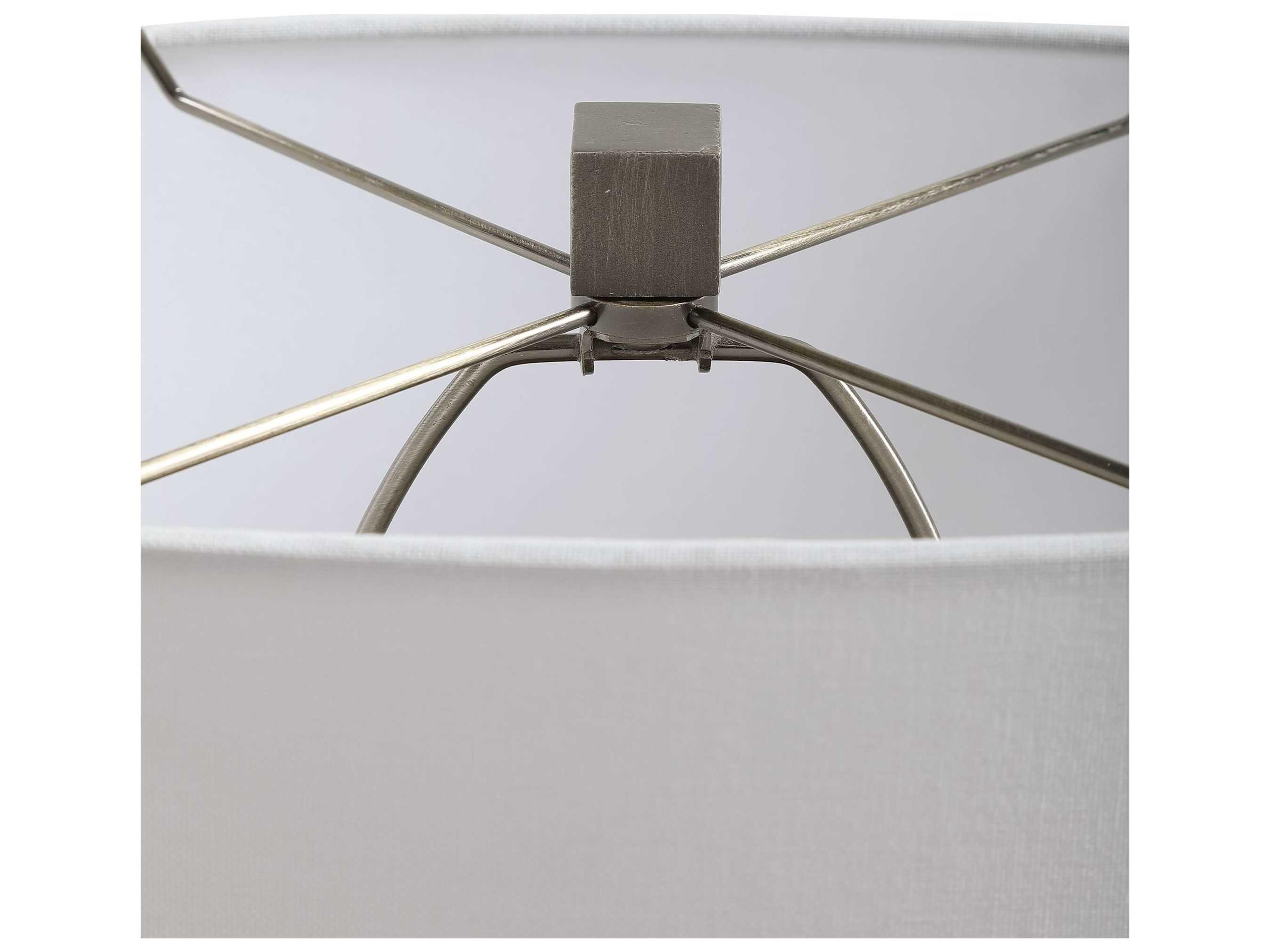 Uttermost Relic Antiqued Gold Oval Hardback Shade Buffet Lamp