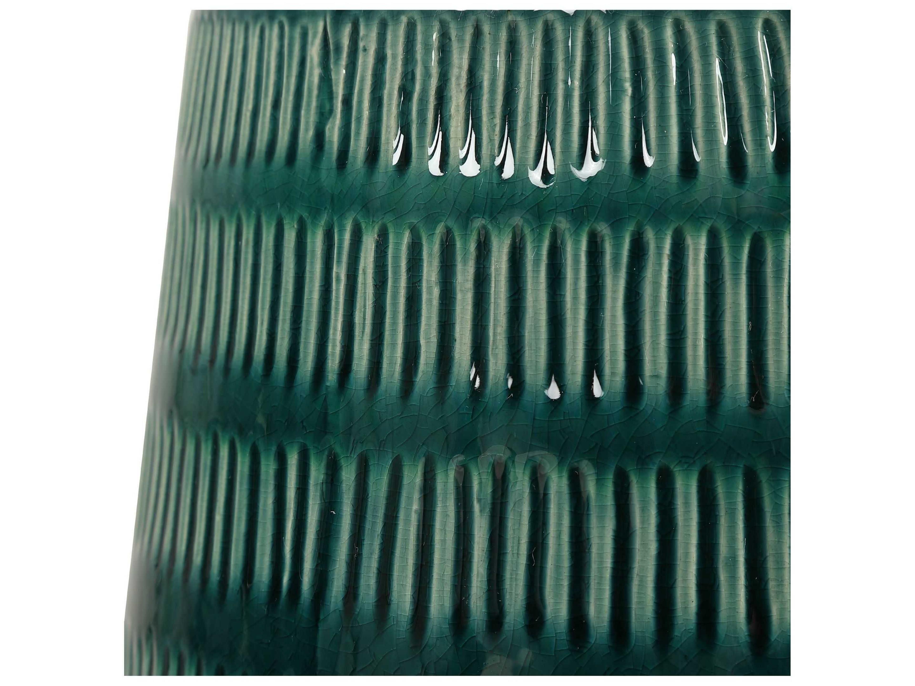 Uttermost Scouts Deep Teal Round Drum Hardback Shade Green Buffet Lamp