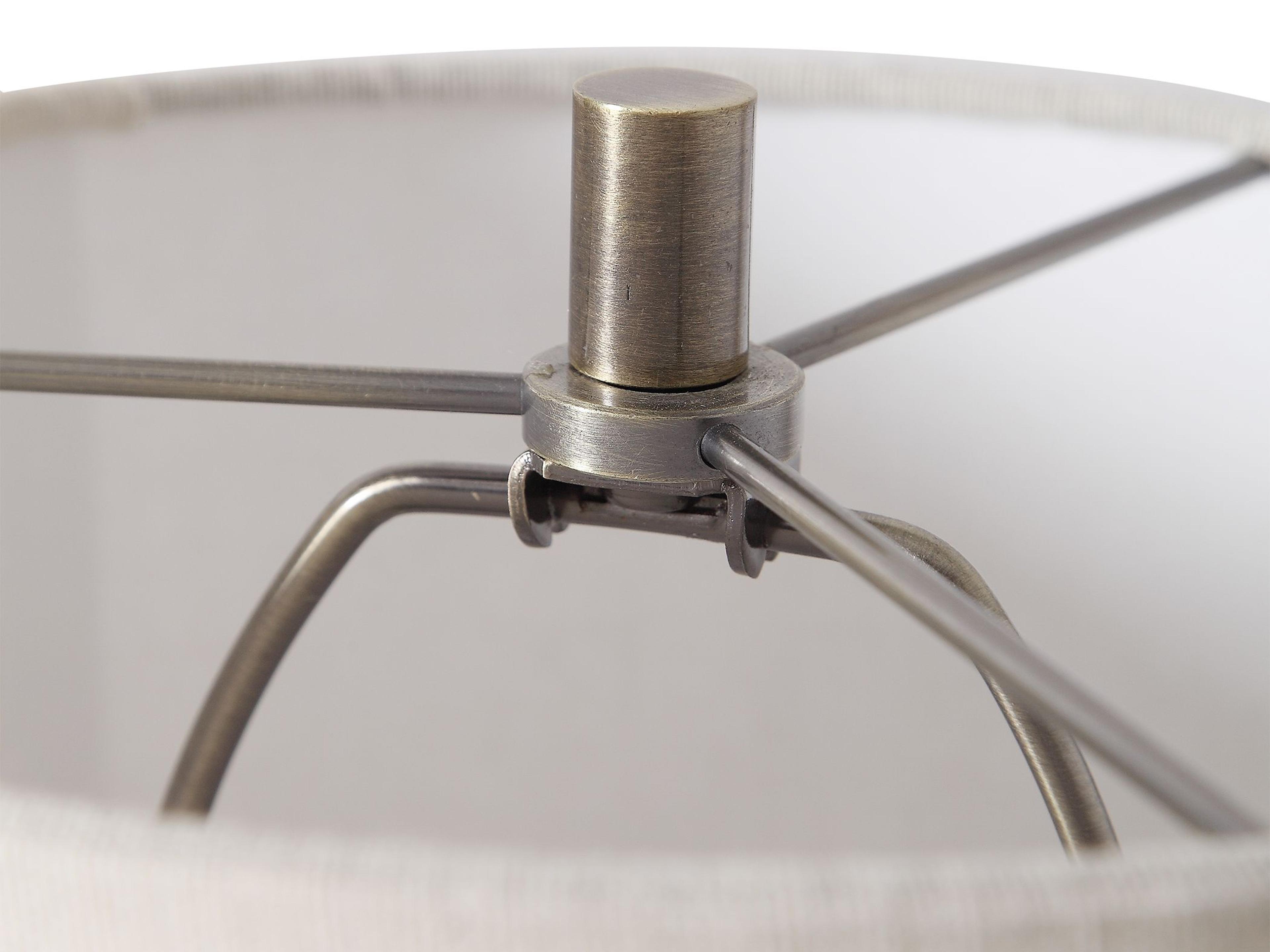 Uttermost Parnell Crystal Antiqued Brass Rust Black Buffet Lamp