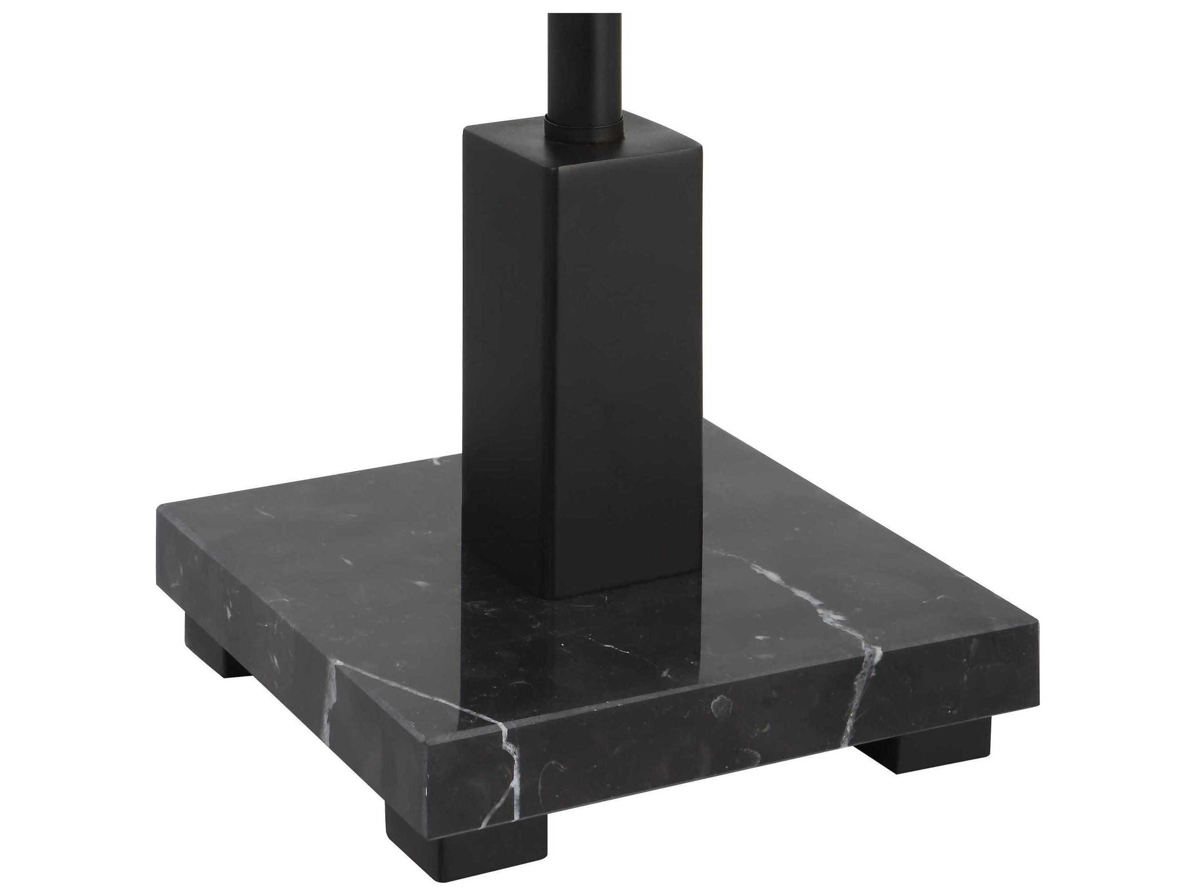 Uttermost Pilot Satin Black Metal Buffet Lamp