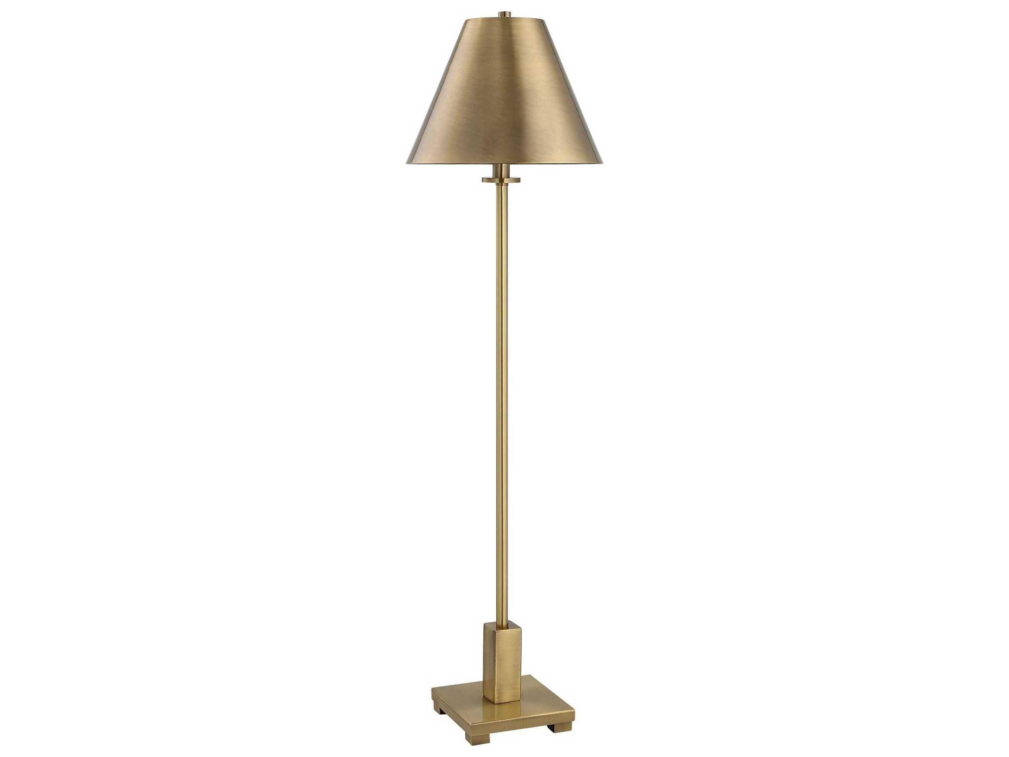 Uttermost Pilot Brushed Brass Metal Buffet Lamp