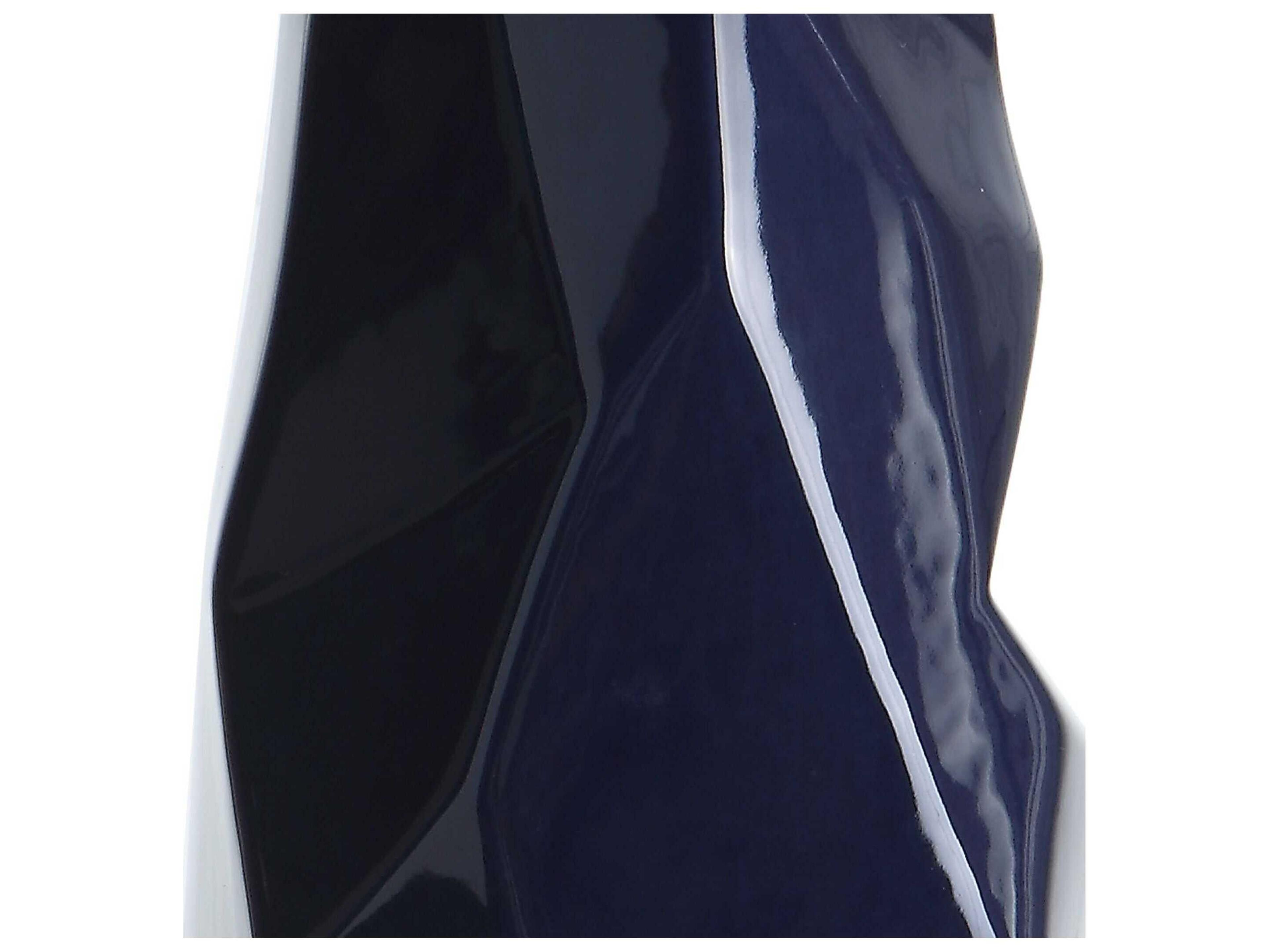 Uttermost Kavos Navy Blue Rectangle Hardback Buffet Lamp
