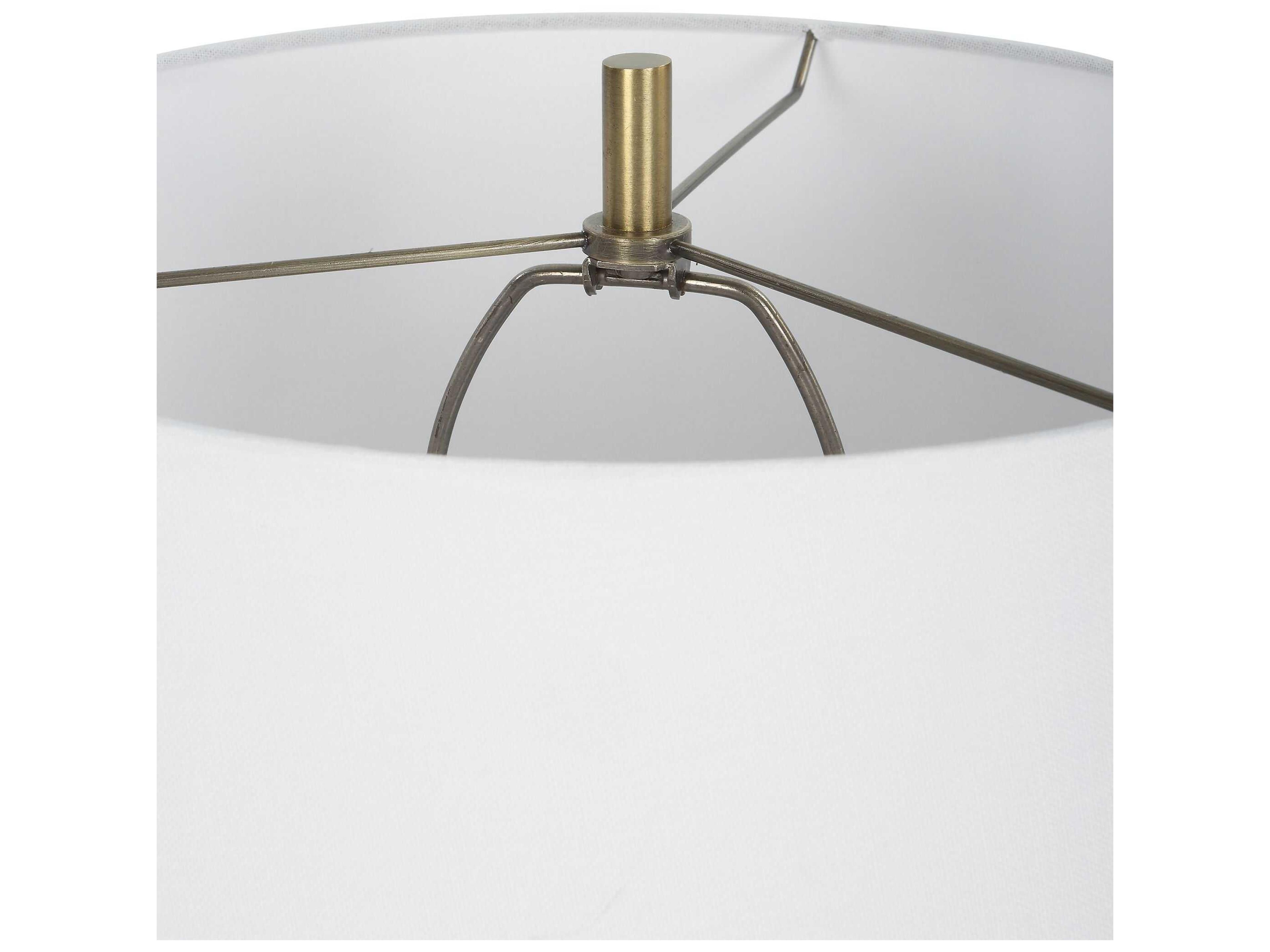 Uttermost Kavos Navy Blue Rectangle Hardback Buffet Lamp