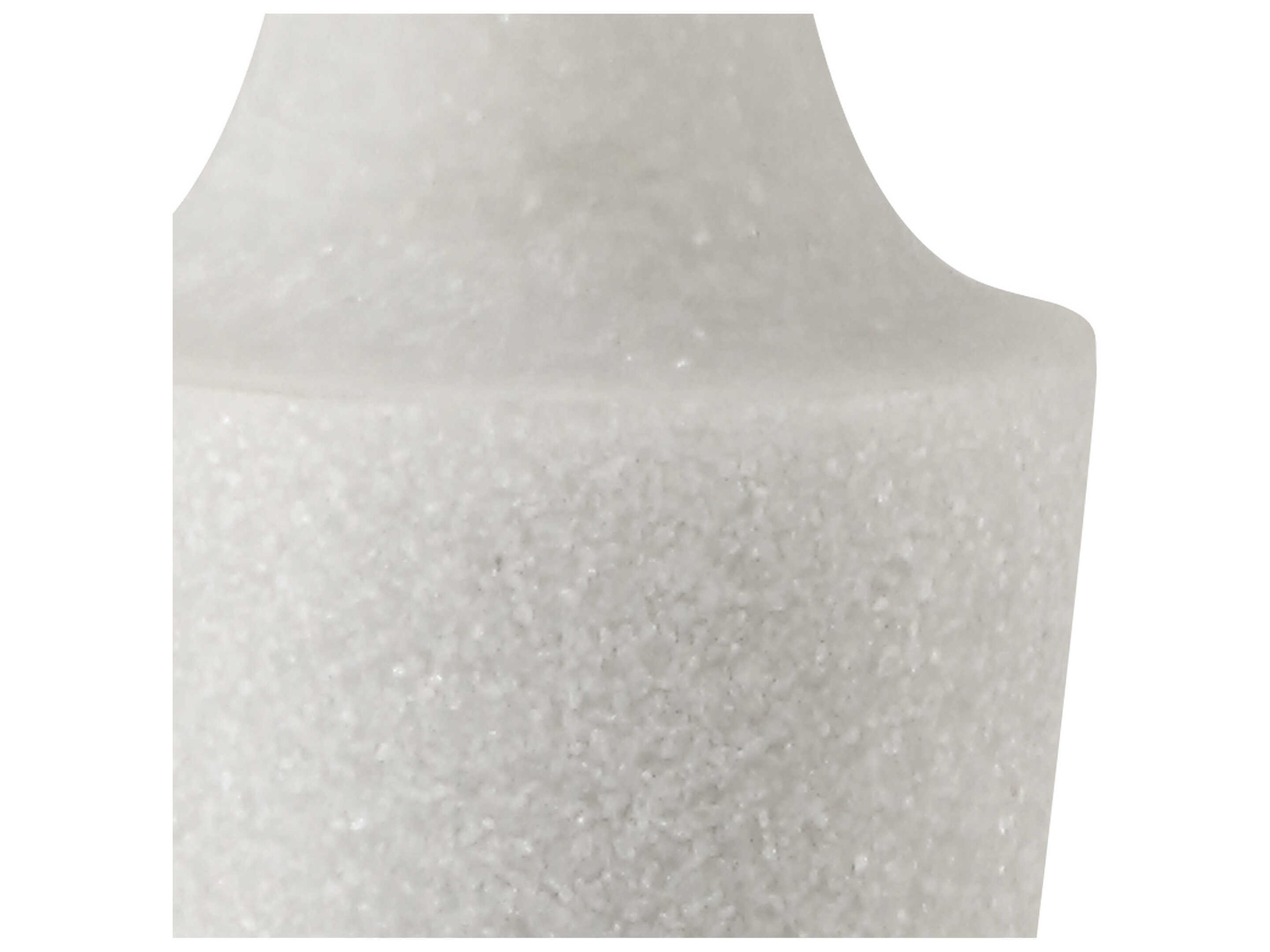 Uttermost Colette Ivory Round Hardback White Floor Lamp