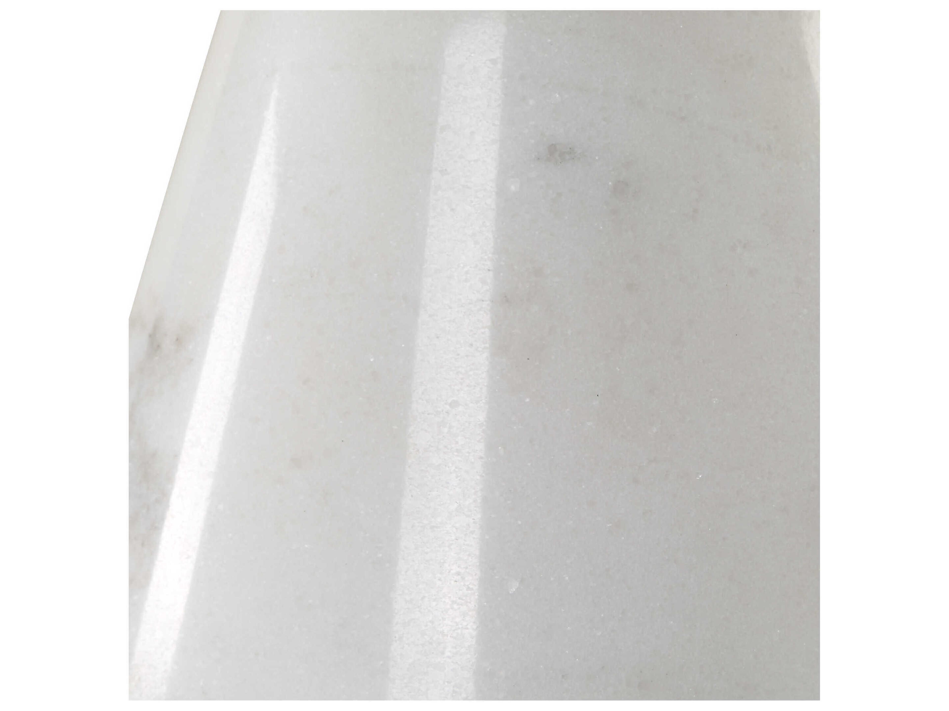 Uttermost Avola White Antique Brass Round Drum Hardback Buffet Lamp