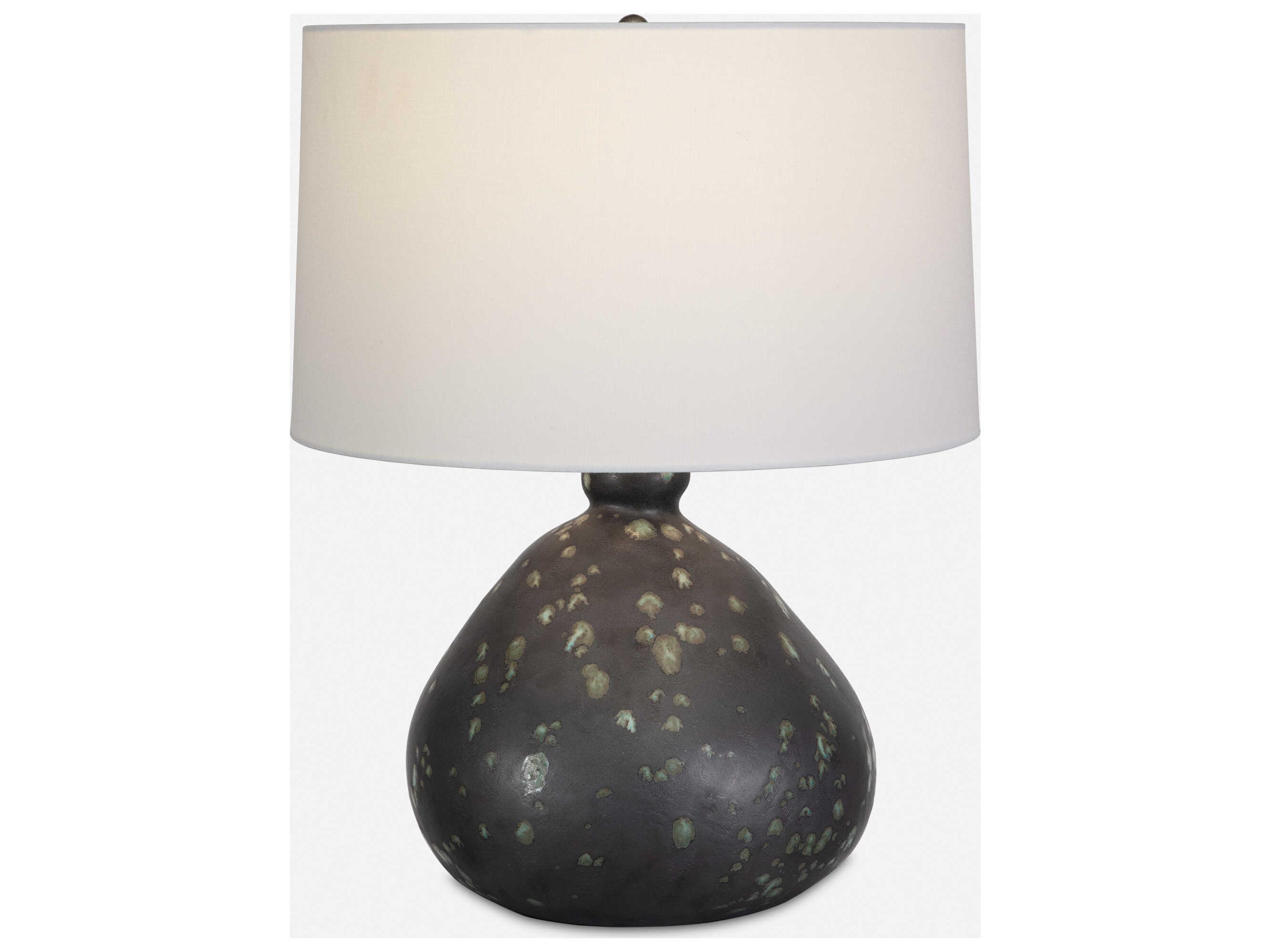 Uttermost Killarney Distressed Green Table Lamp