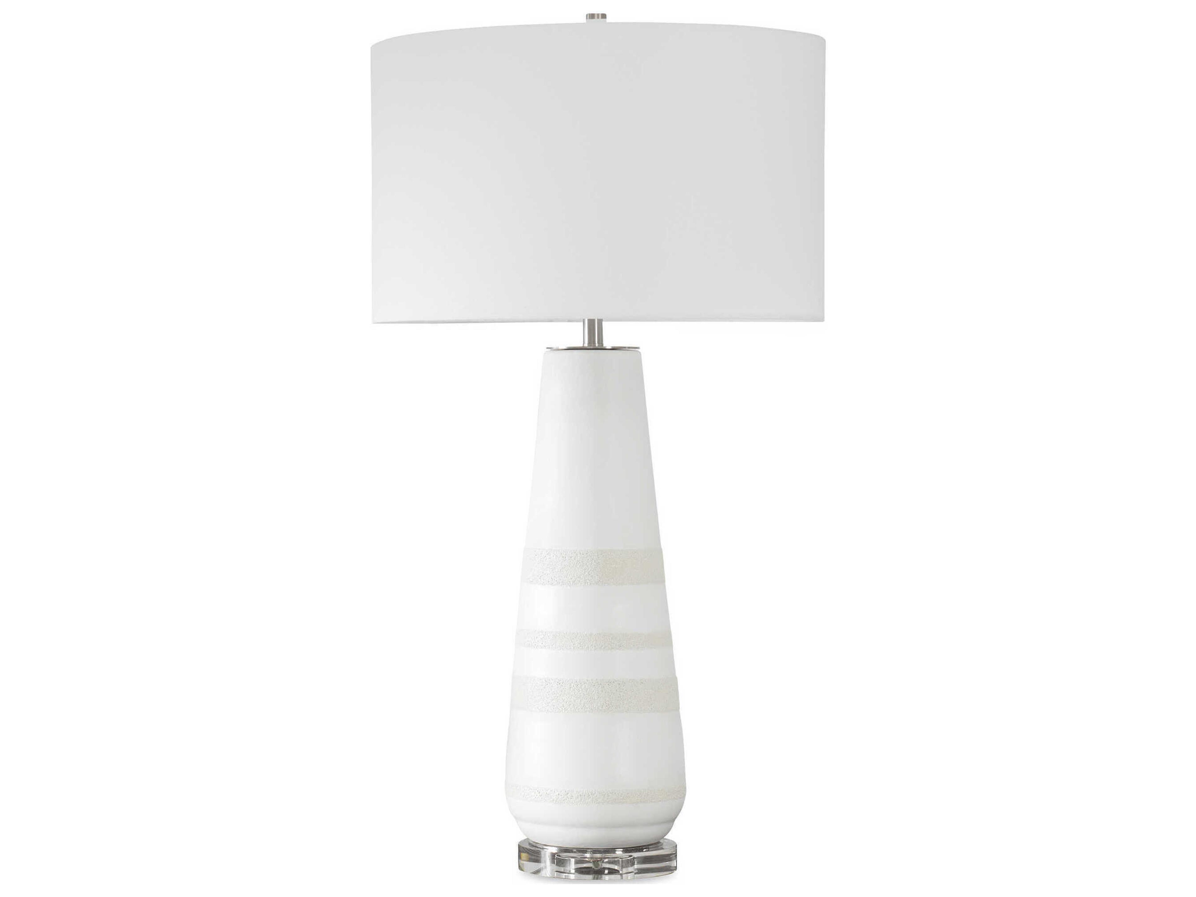 Uttermost Santino Dove Gray Drum with Liner Buffet Lamp