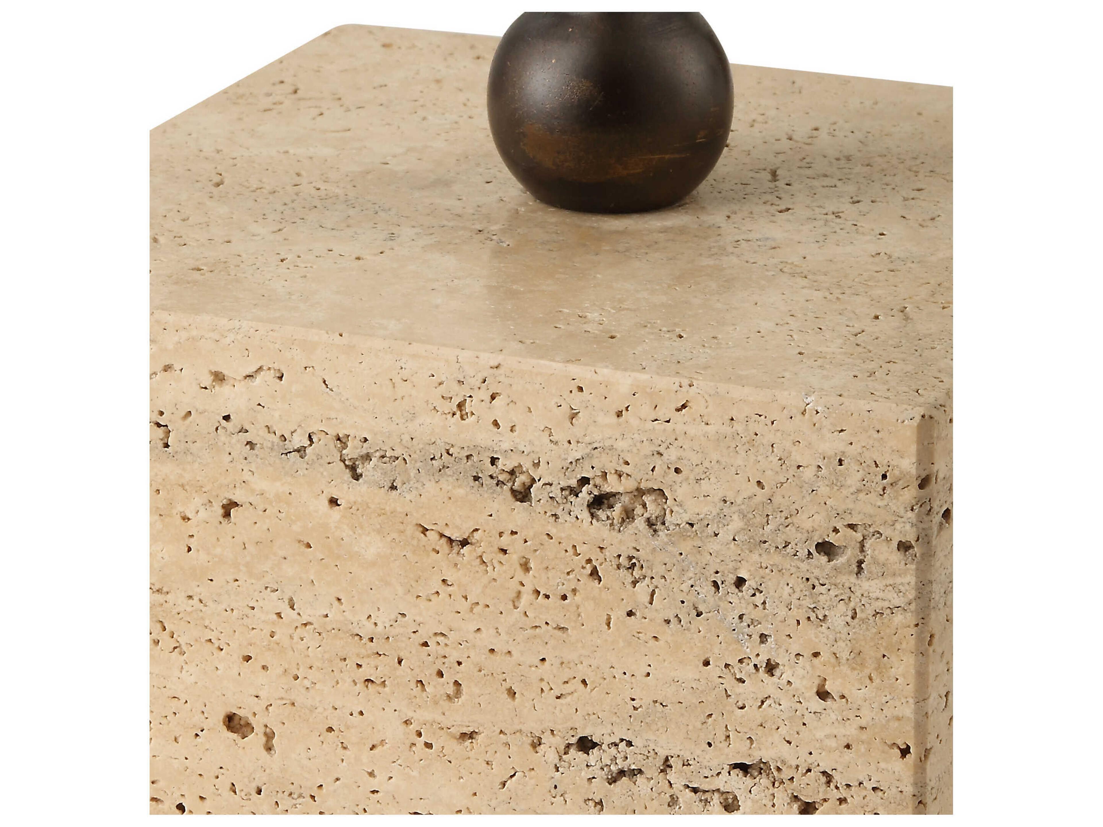 Uttermost Fork In The Road Warm Dark Bronze Rectangle Hardback Floor Lamp