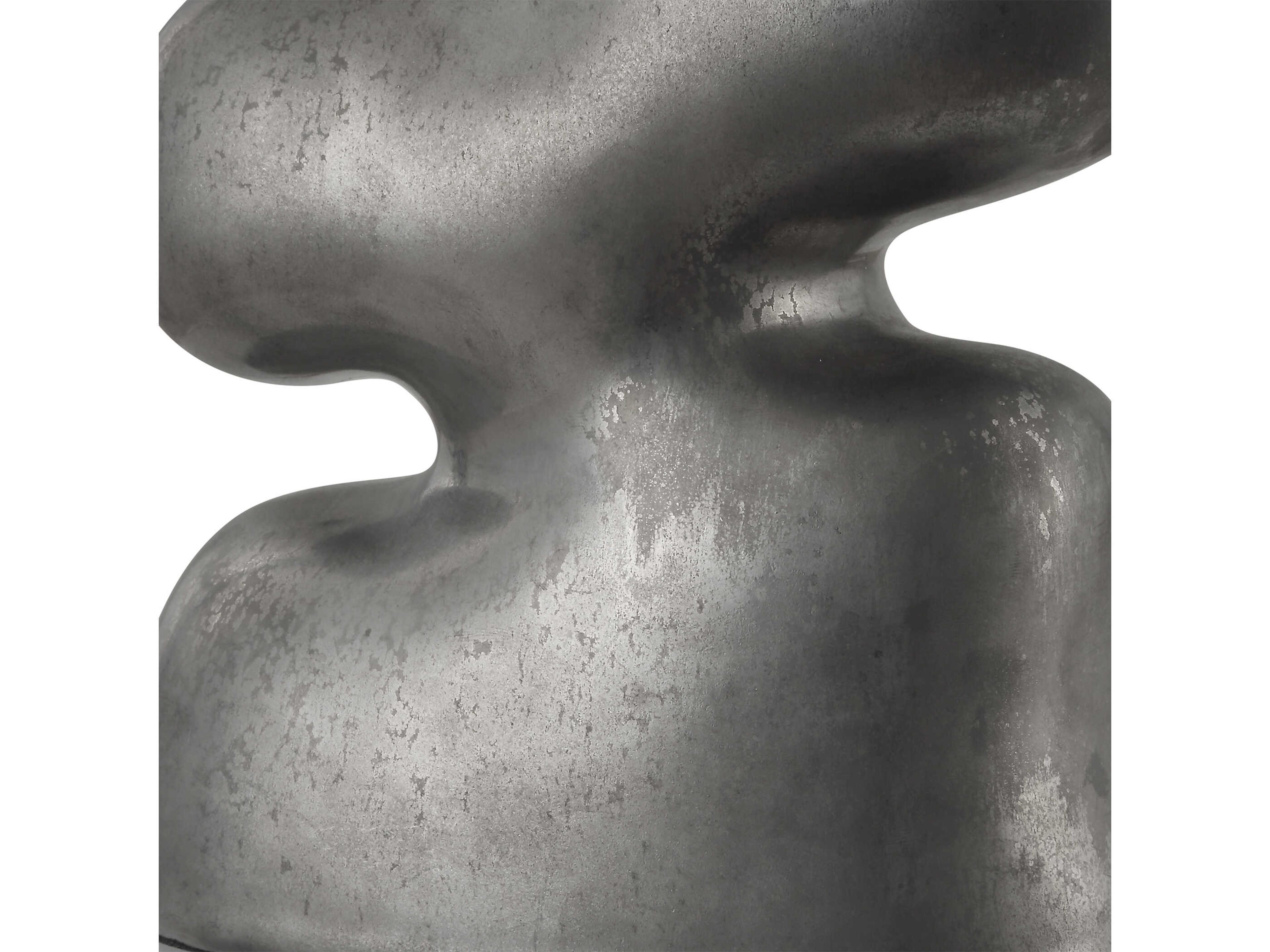 Uttermost Free Flowing Nickel Buffet Lamp