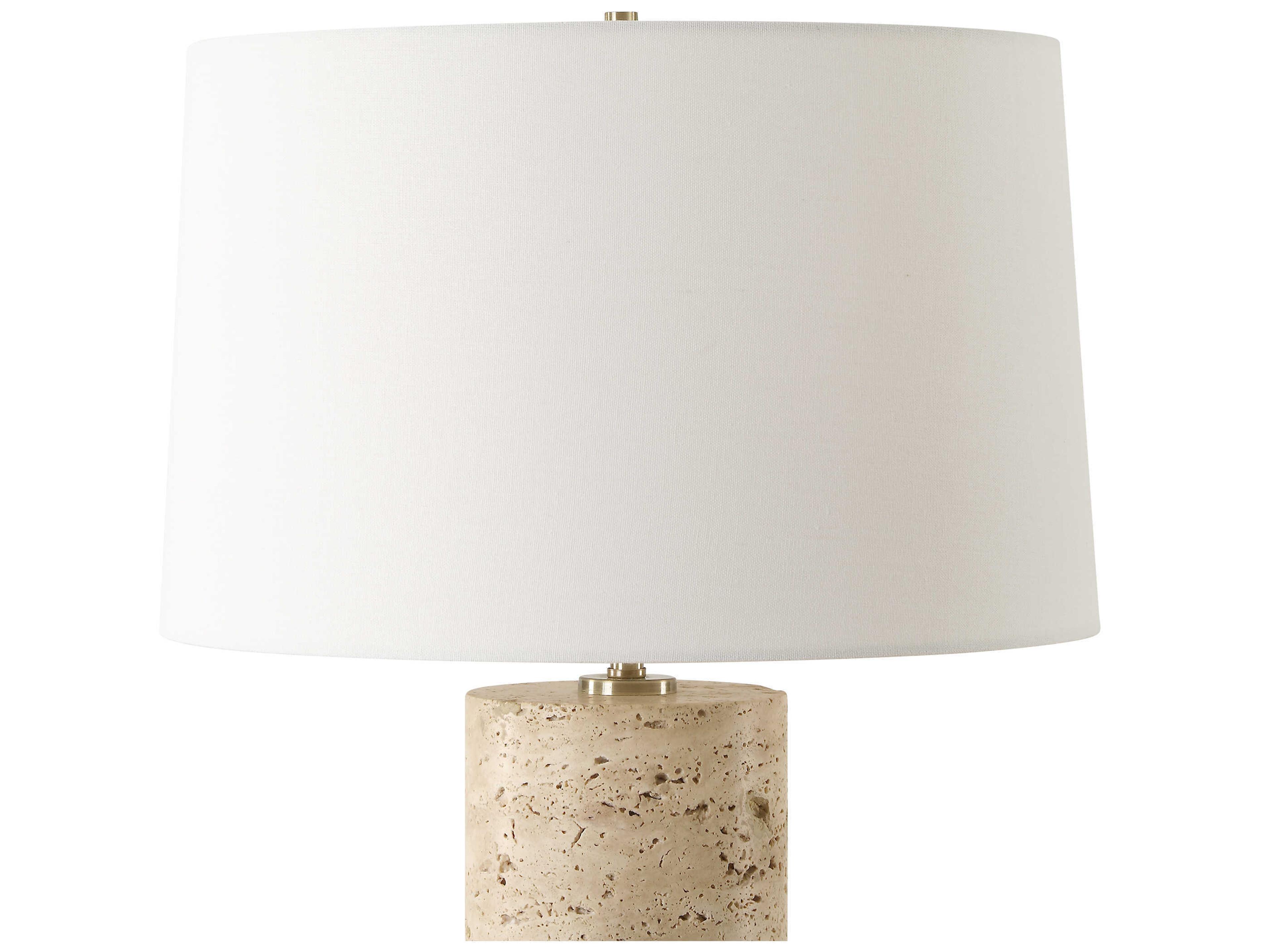 Uttermost Aubrey Natural Round Hardback Brown Buffet Lamp