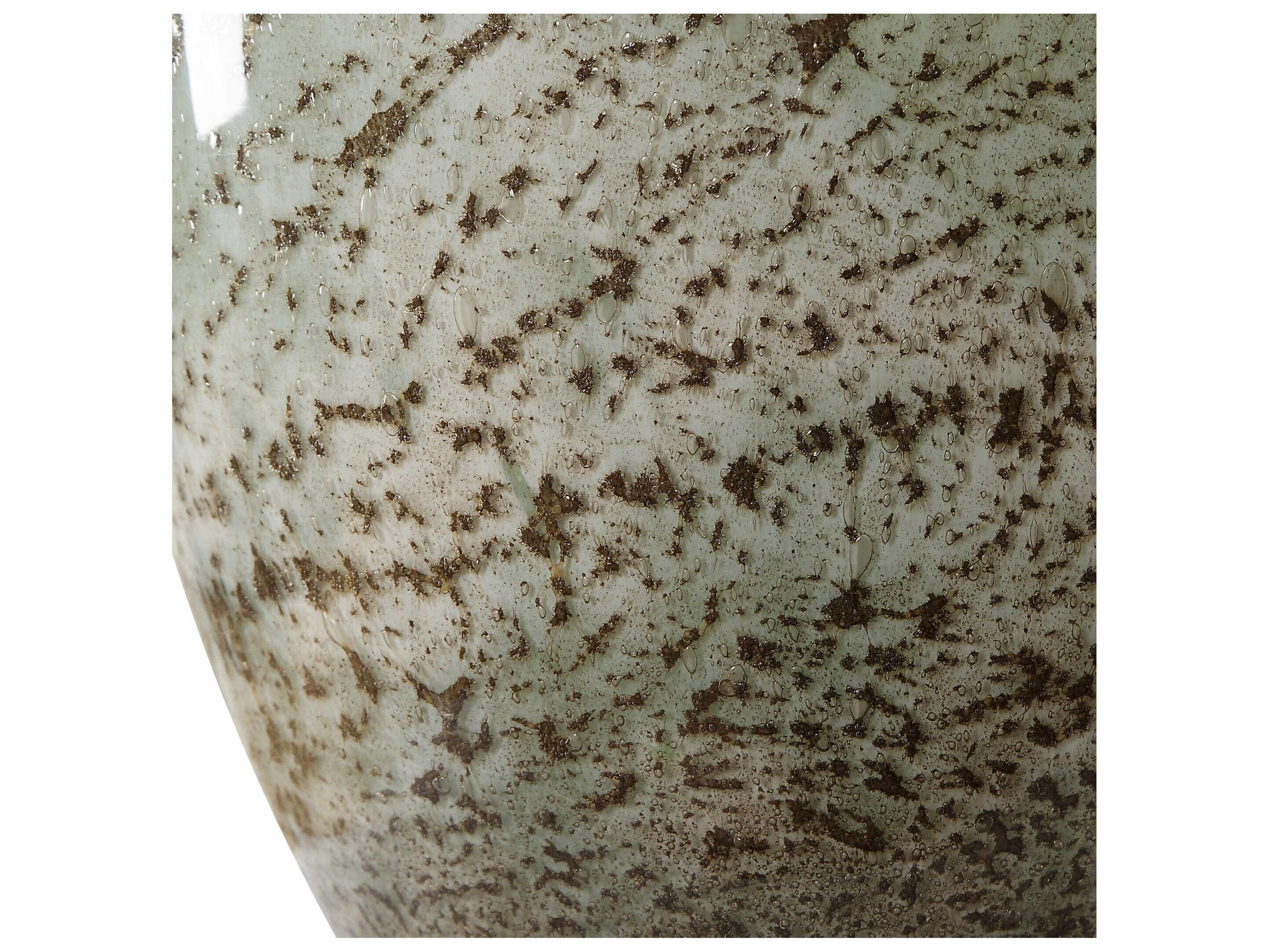 Uttermost Chianti Olive Green Round Hardback Buffet Lamp