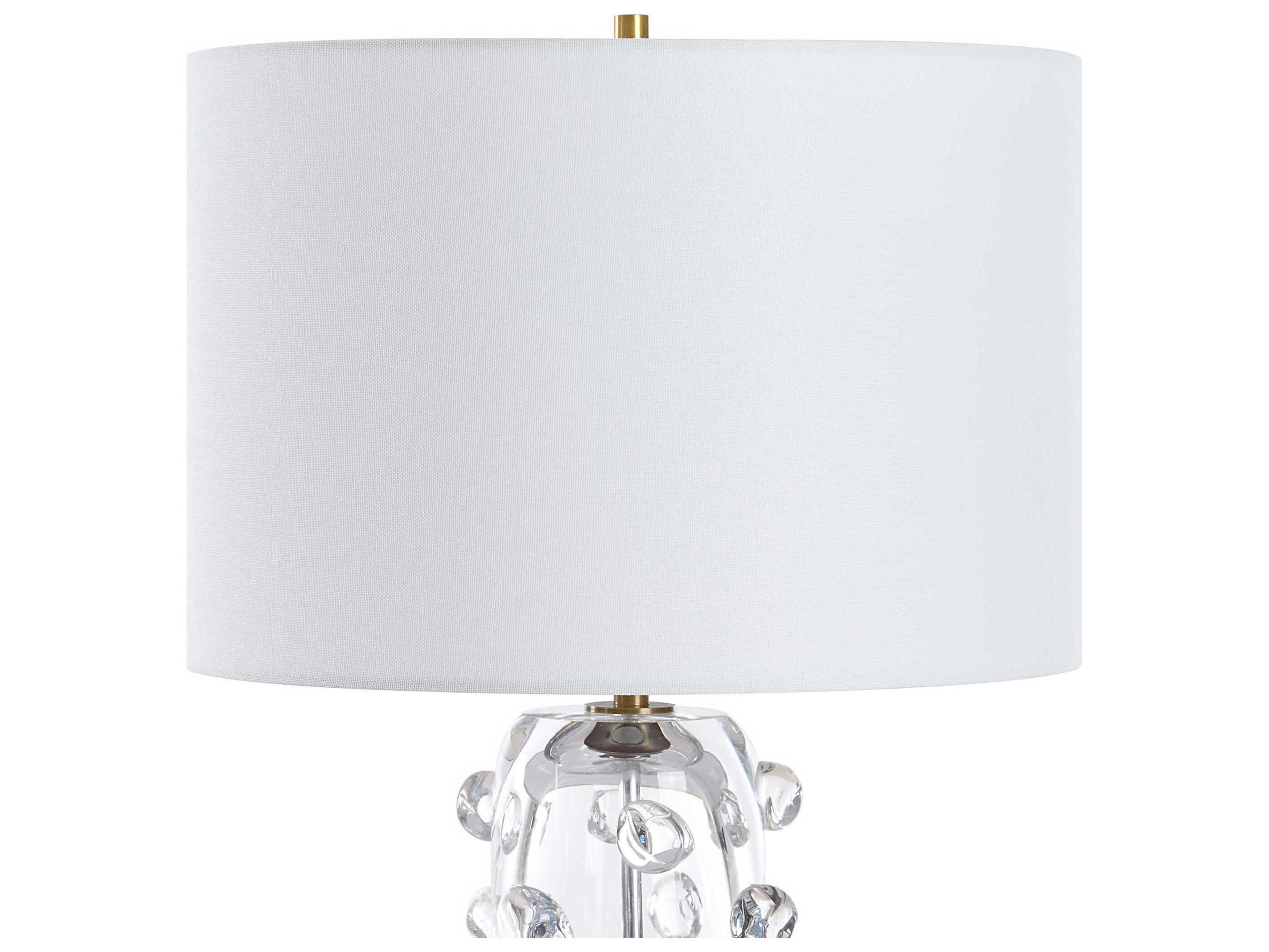 Uttermost Aura Clear Buffet Lamp