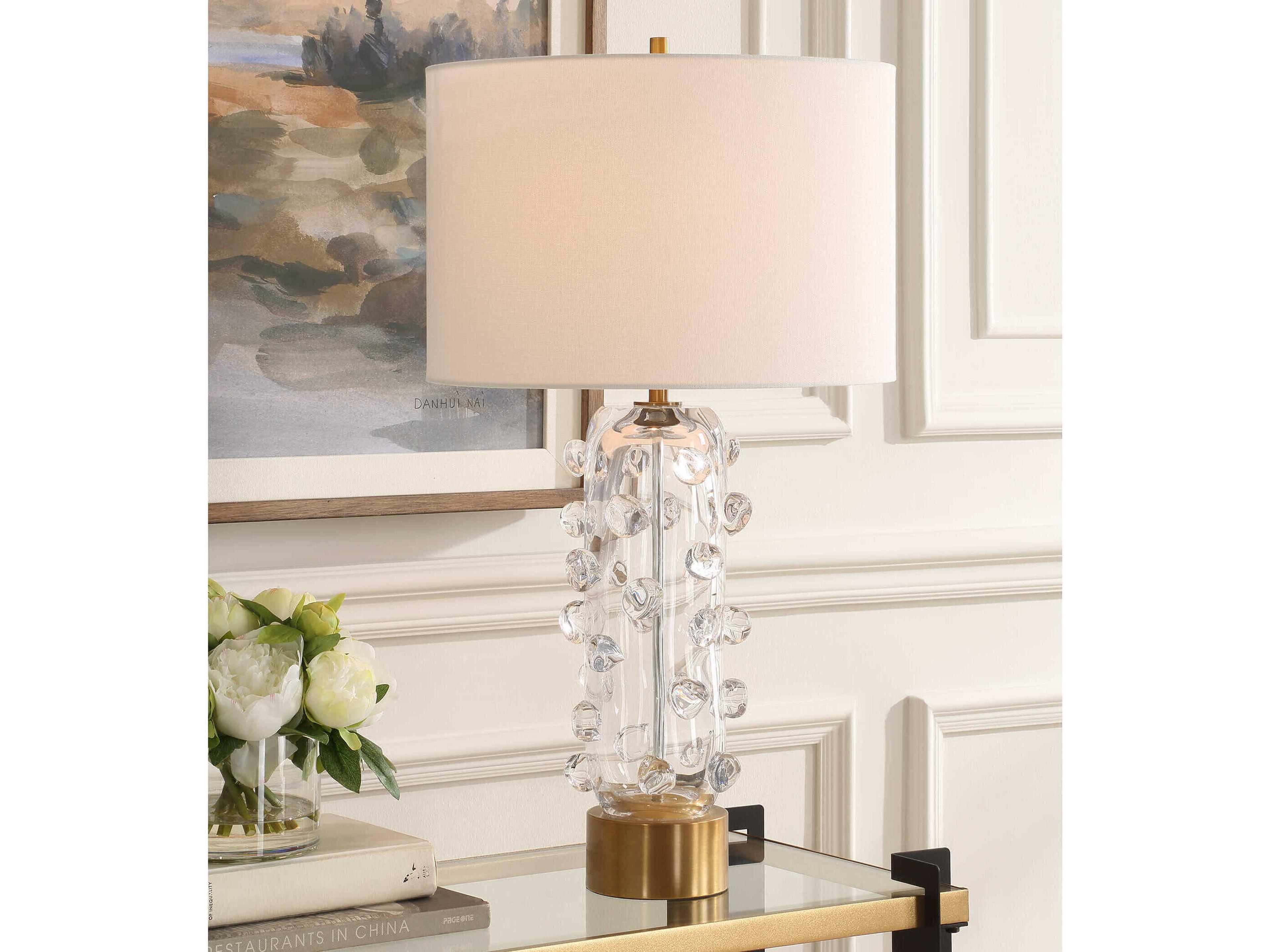 Uttermost Aura Clear Buffet Lamp
