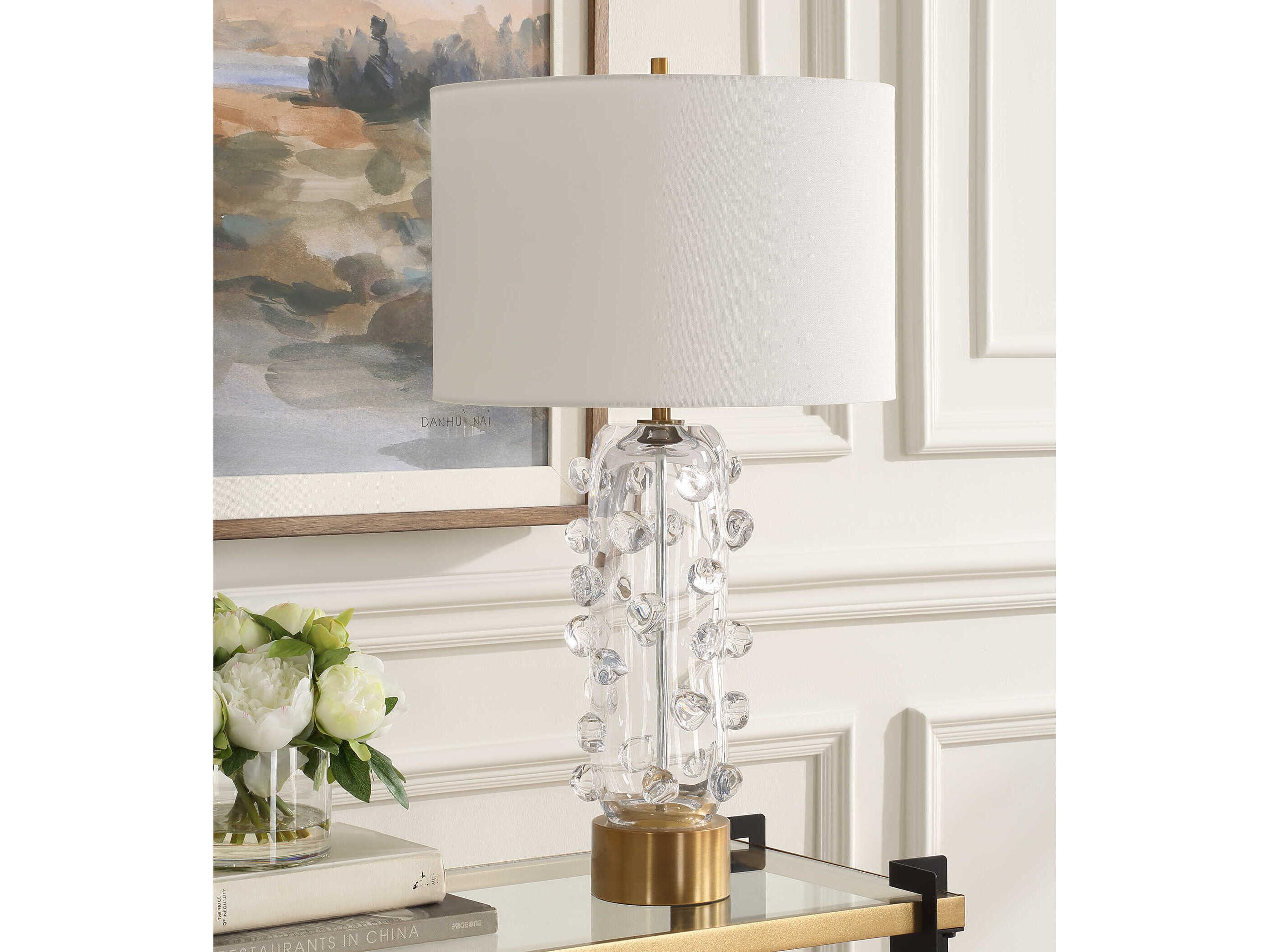 Uttermost Aura Clear Buffet Lamp