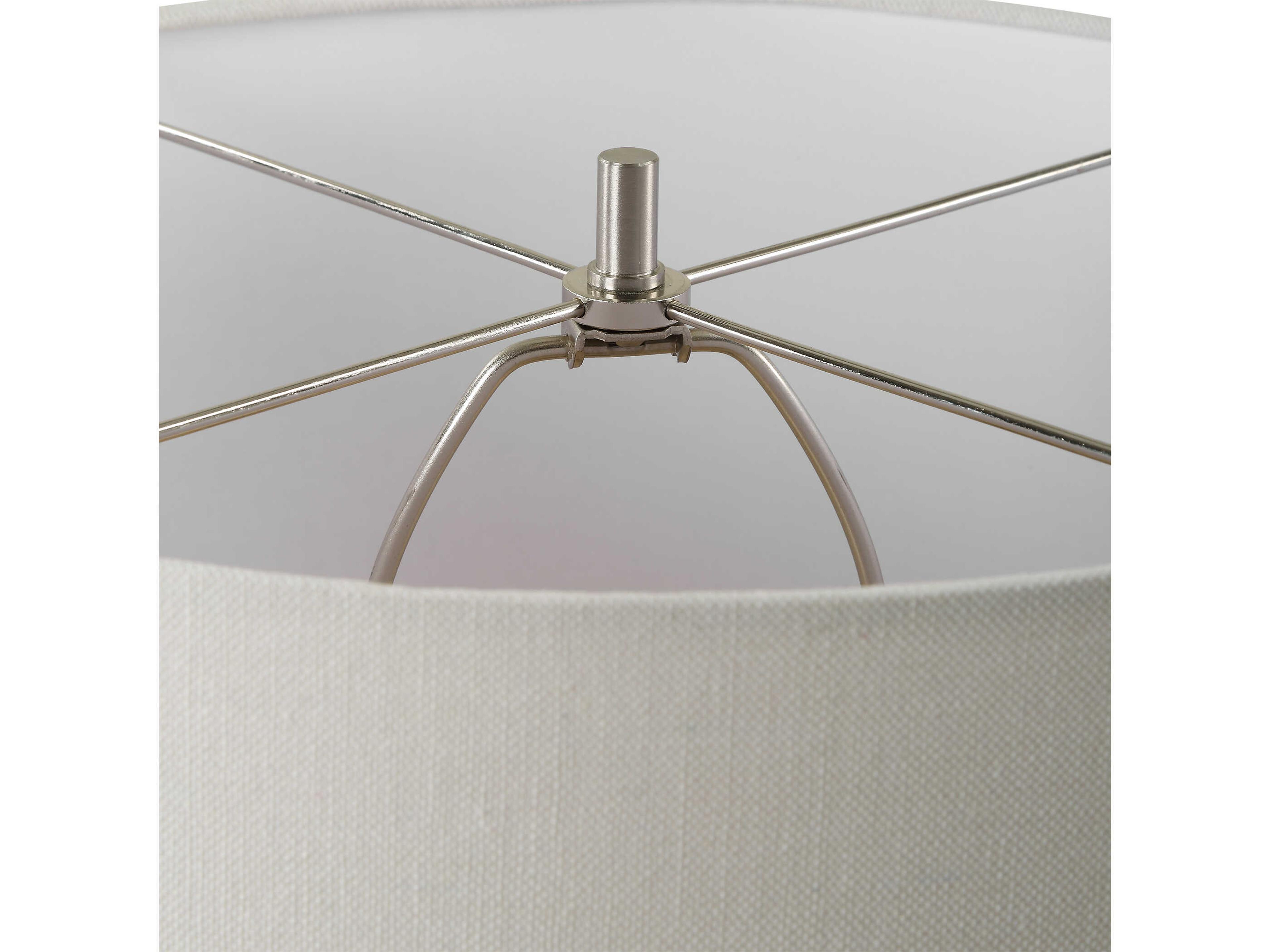 Uttermost Haven White Buffet Lamp