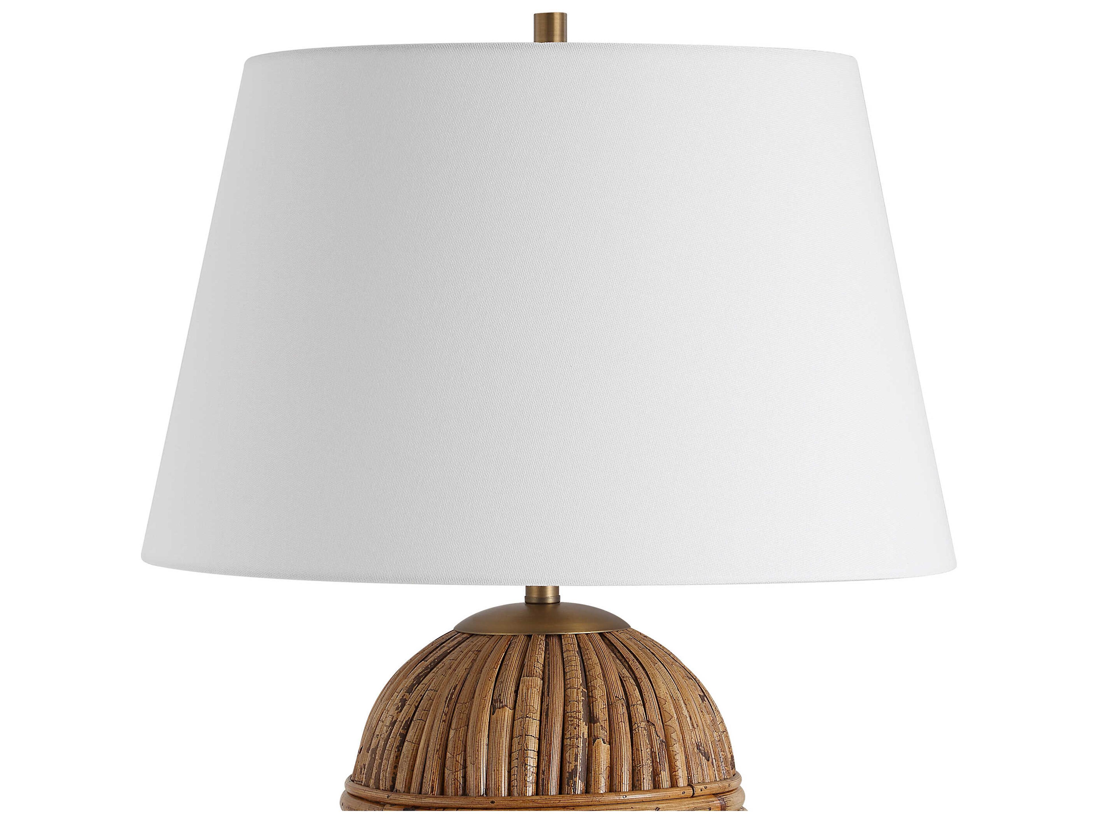 Uttermost Reed Warm Honey Stain Brown Buffet Lamp