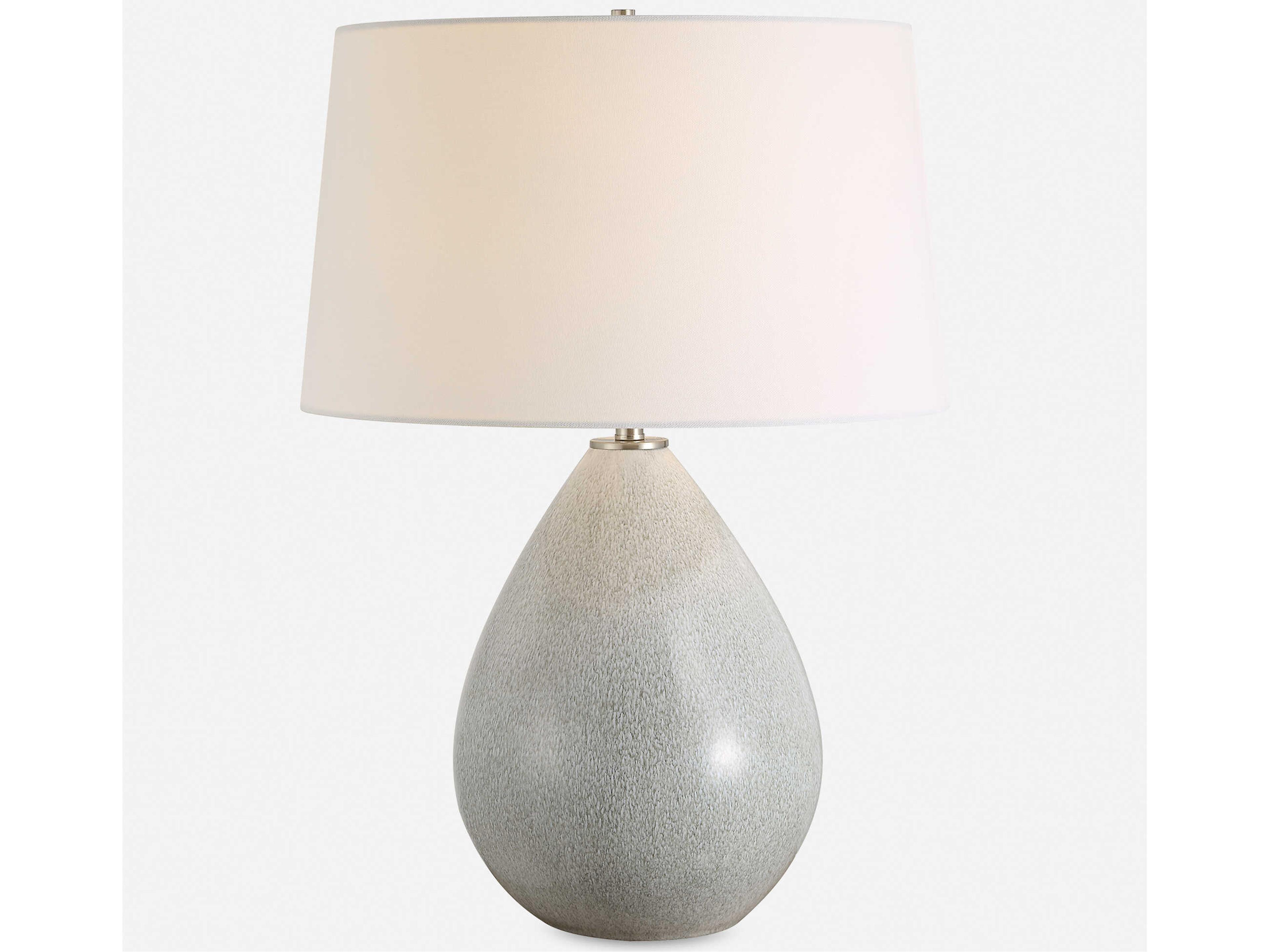 Uttermost Moray Mushroom Gray Table Lamp