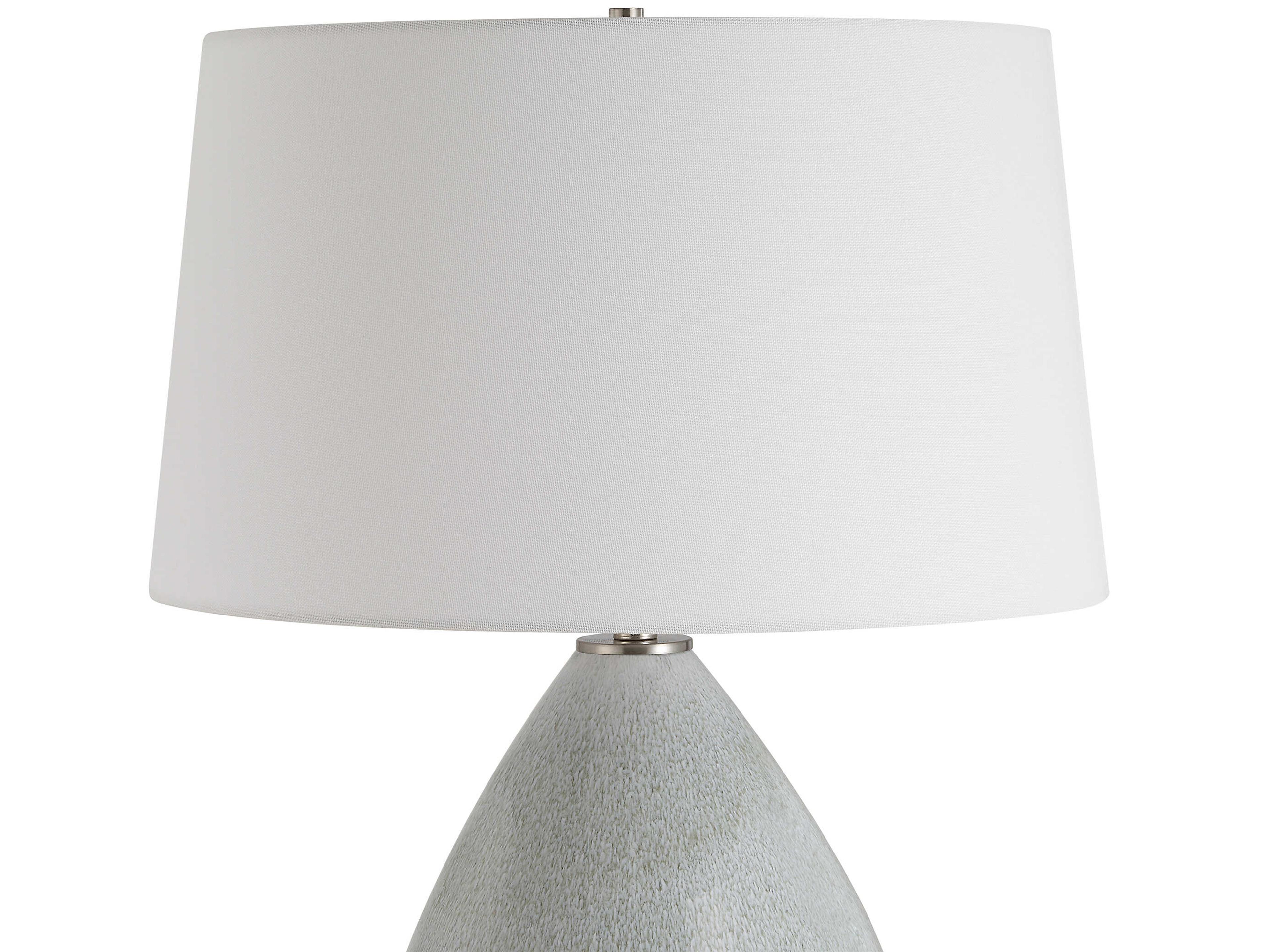Uttermost Moray Mushroom Gray Table Lamp