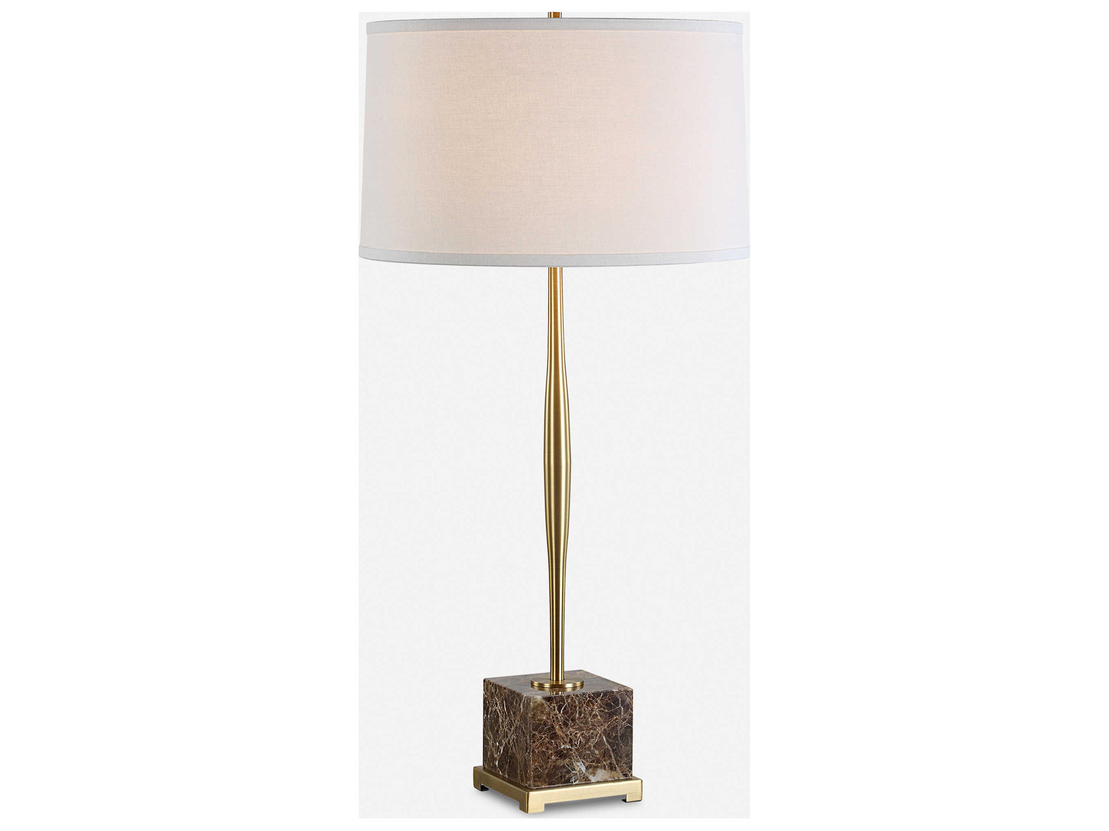 Uttermost Booker Brown Antique Brass Buffet Lamp