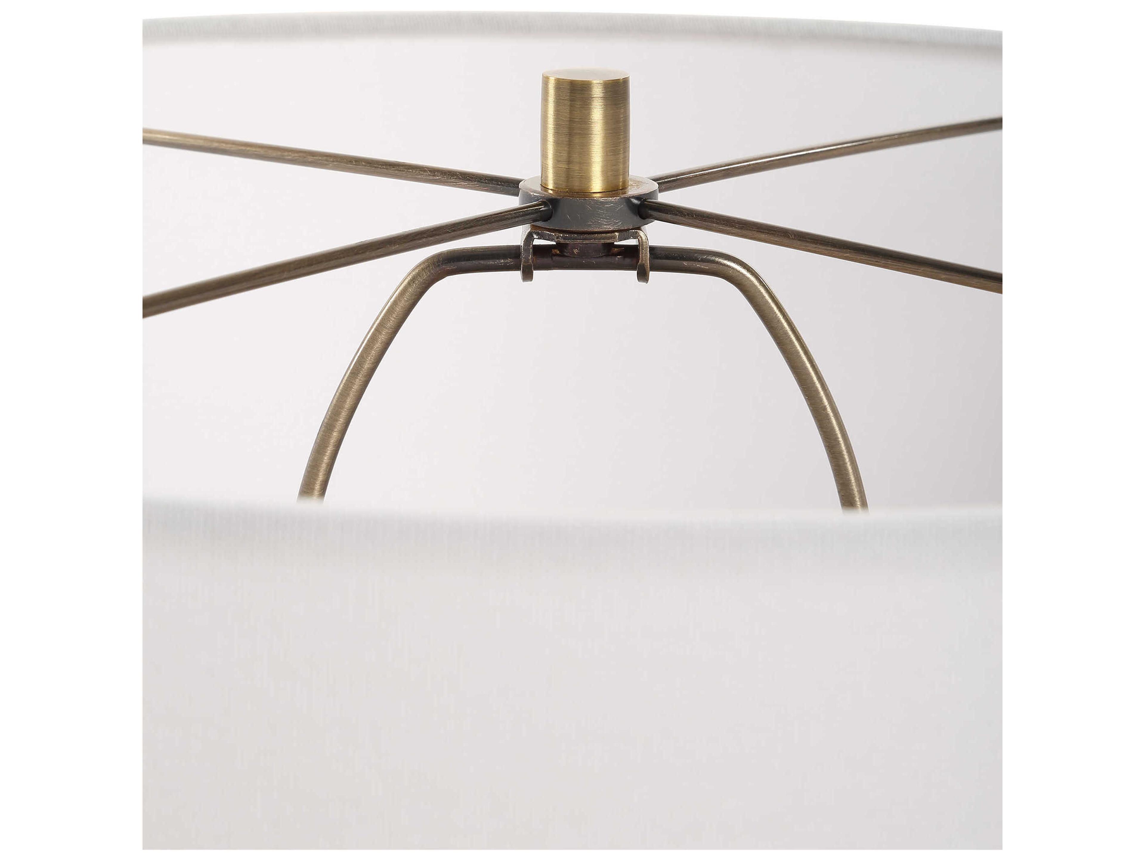 Uttermost Amos Gray Buffet Lamp