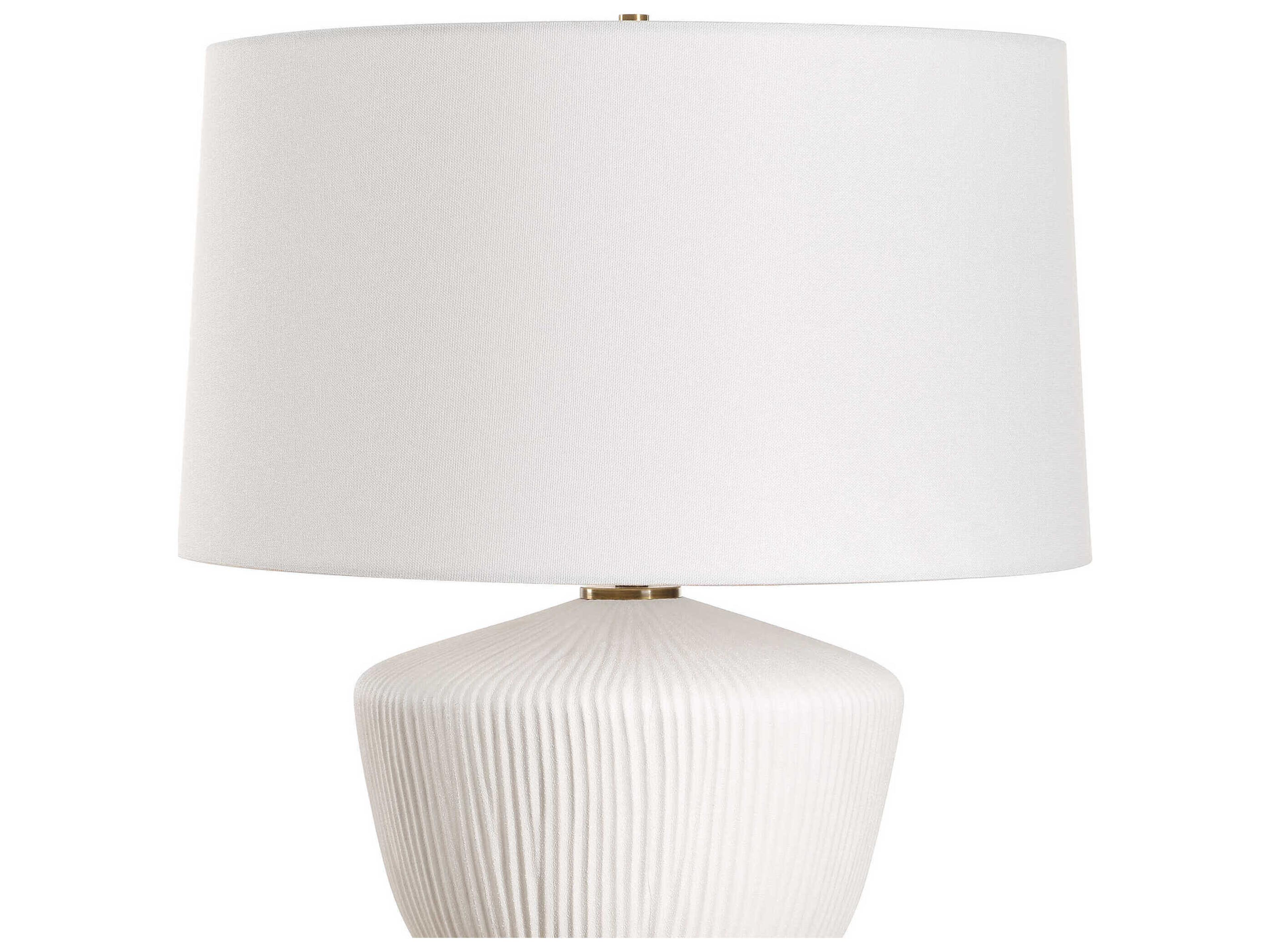 Uttermost Maisie Satin White Table Lamp