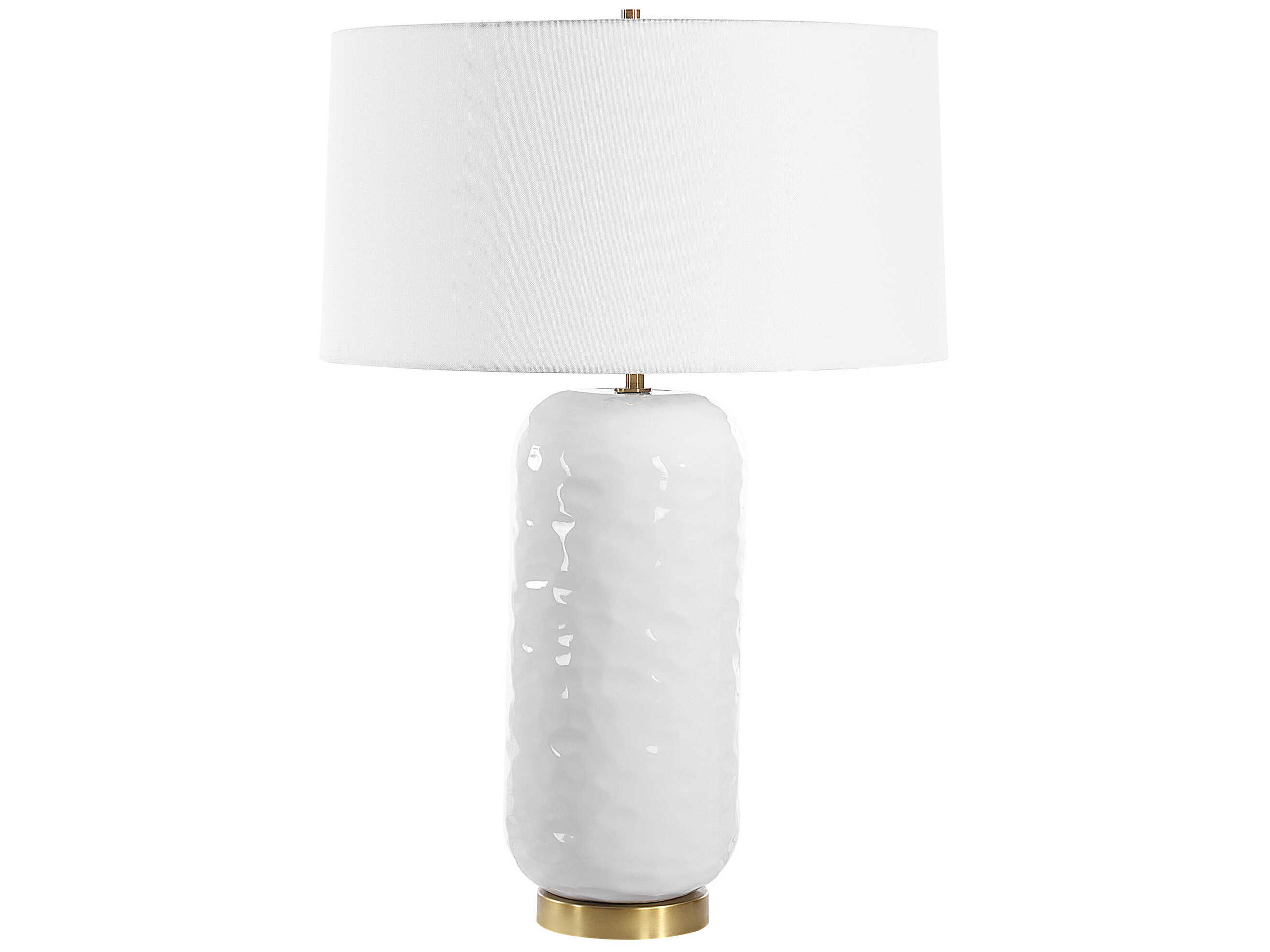 Uttermost Iona White Buffet Lamp