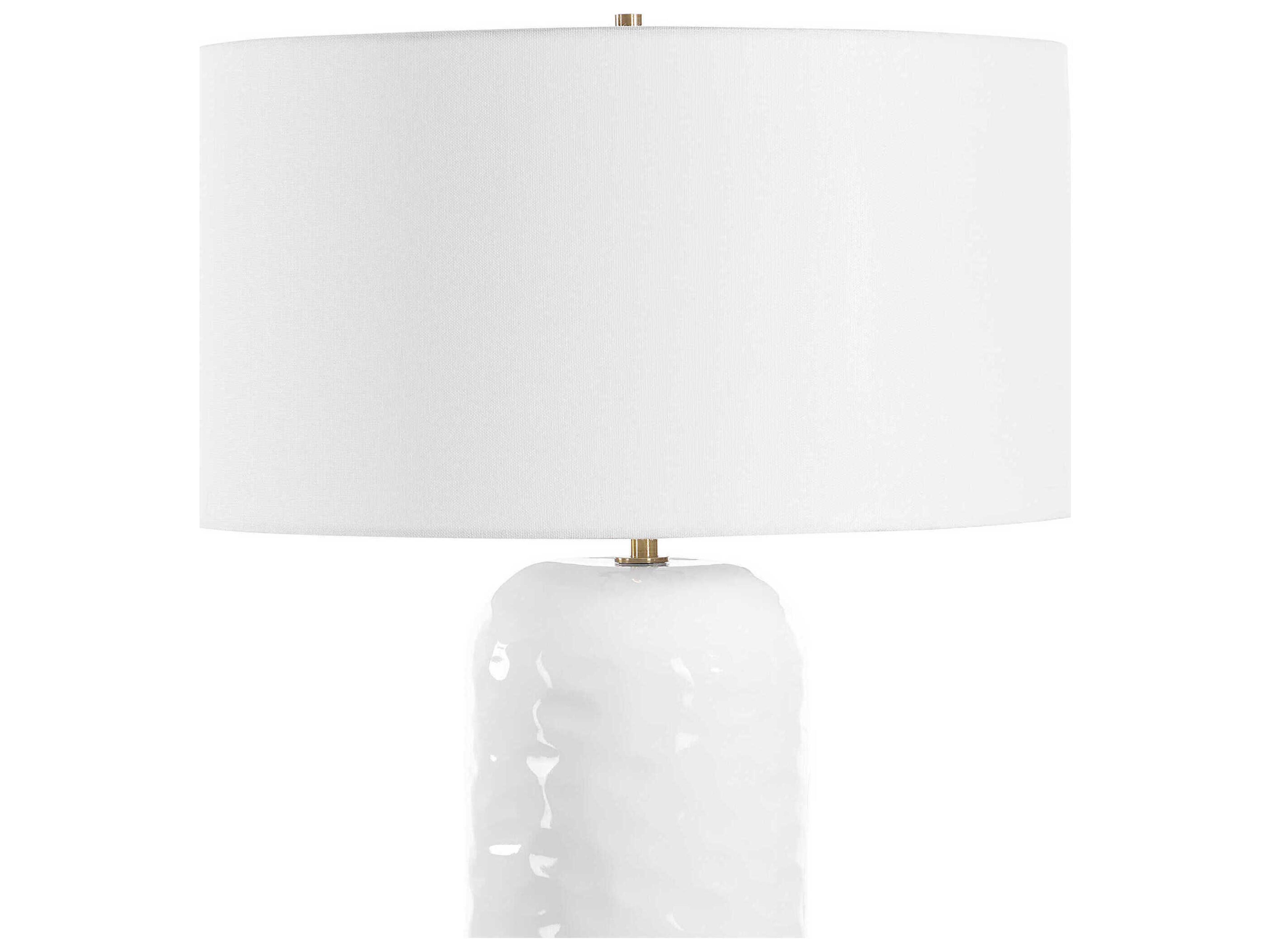 Uttermost Iona White Buffet Lamp