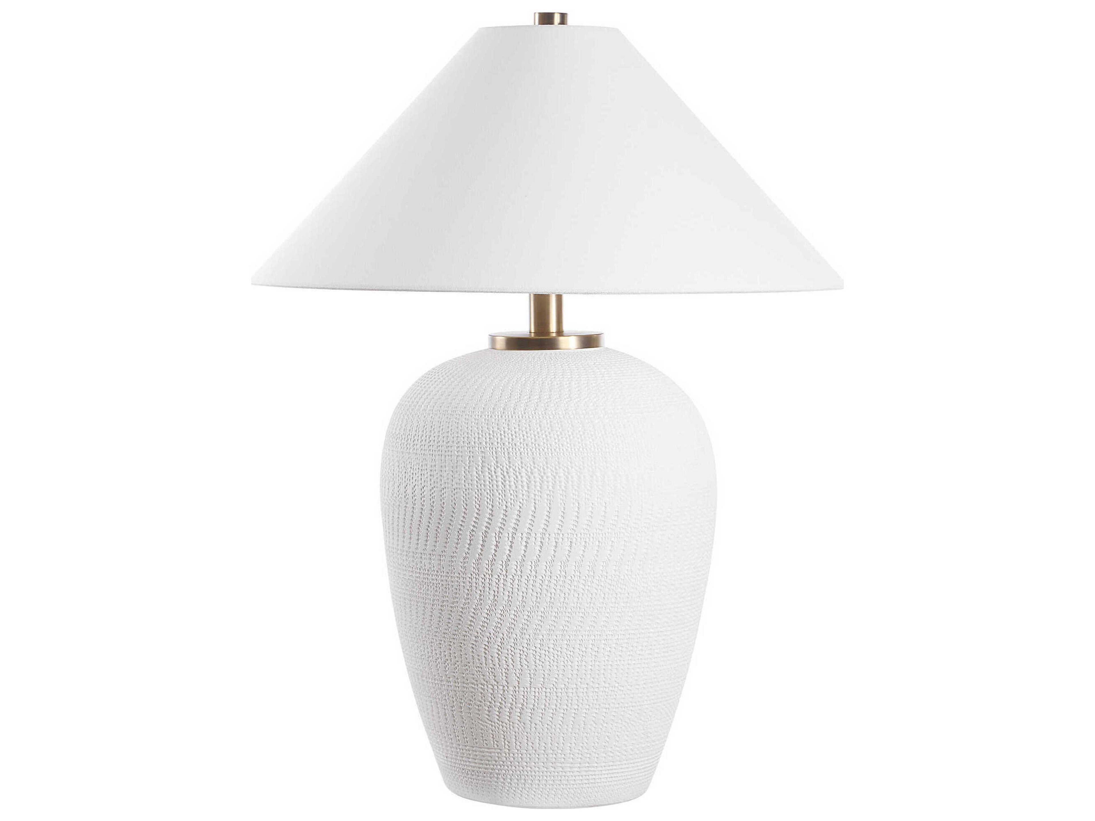 Merriton Matte White Buffet Lamp