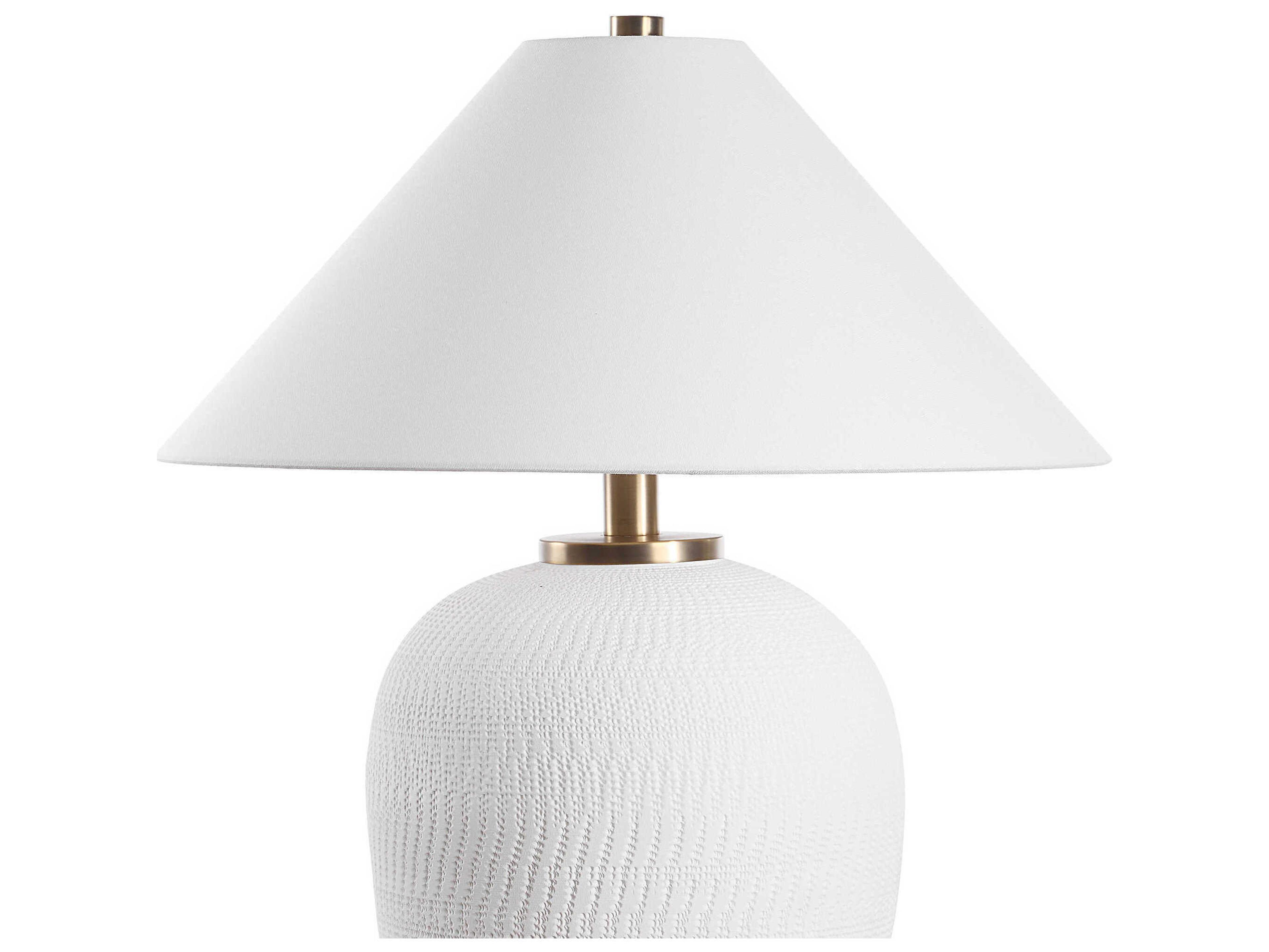 Uttermost Merriton Matte White Buffet Lamp