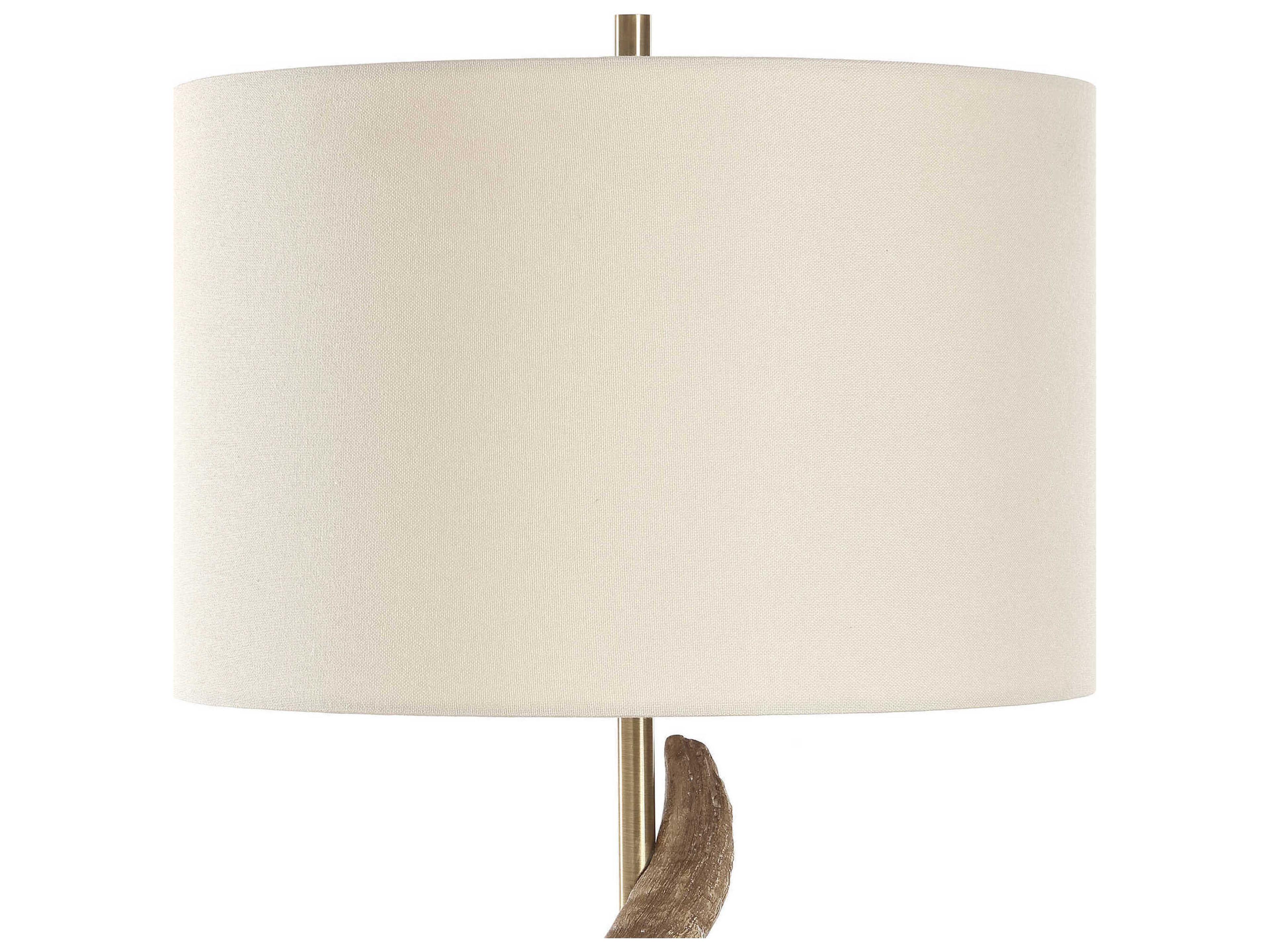 Uttermost Rams Plated Antique Brass Buffet Lamp