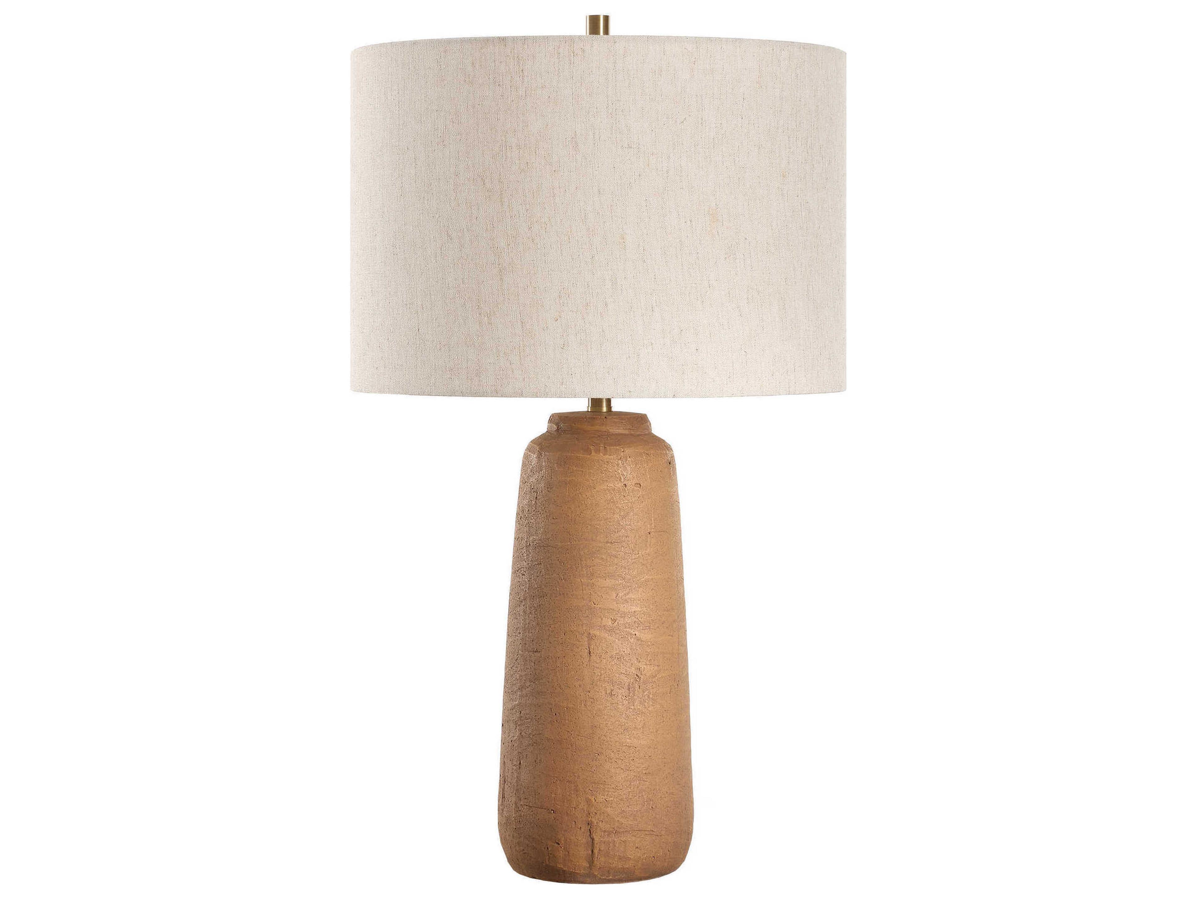 Ayda Warm Terracotta Brown Buffet Lamp
