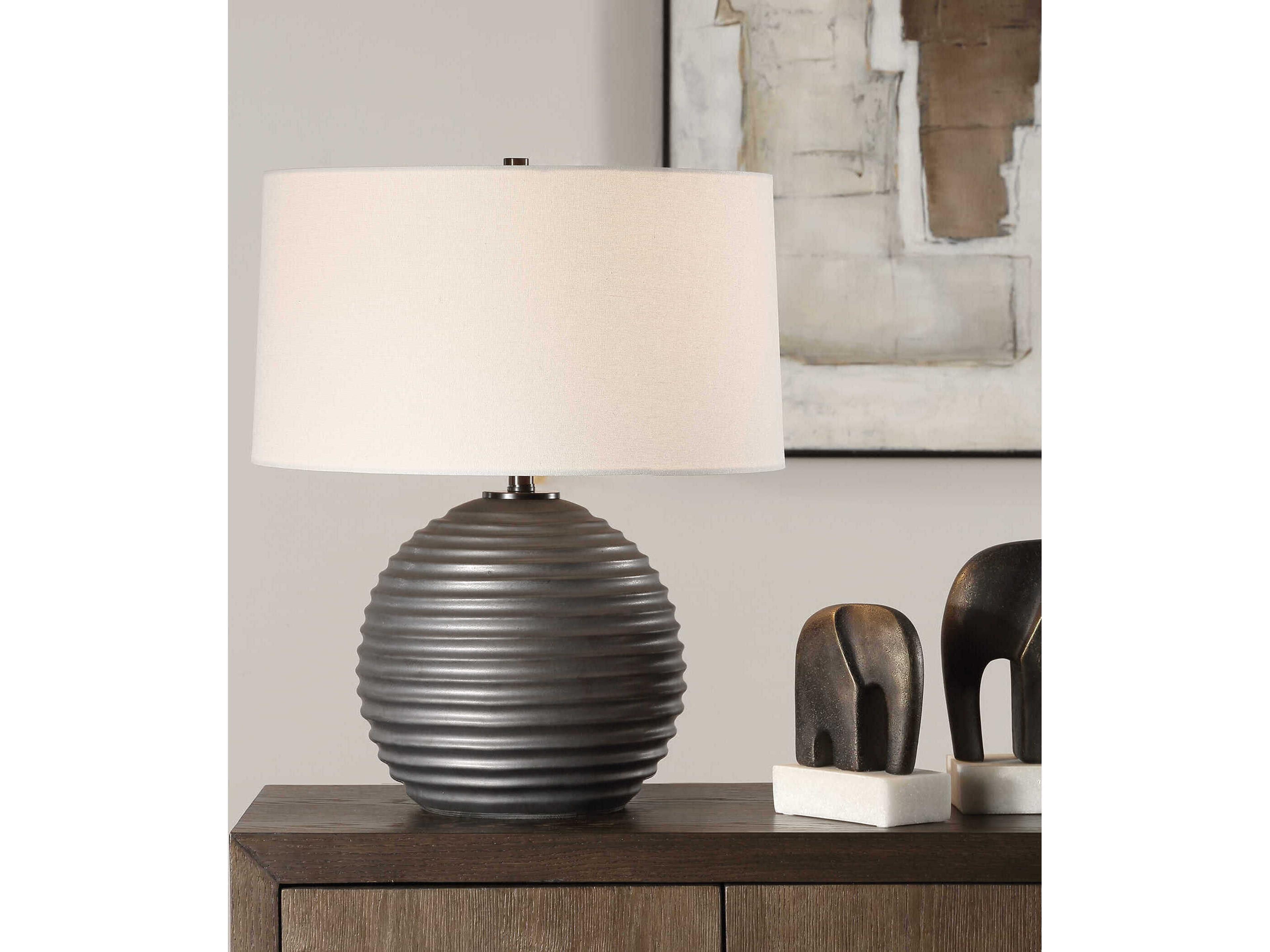 Uttermost Chelsom Satin Dark Bronze Table Lamp