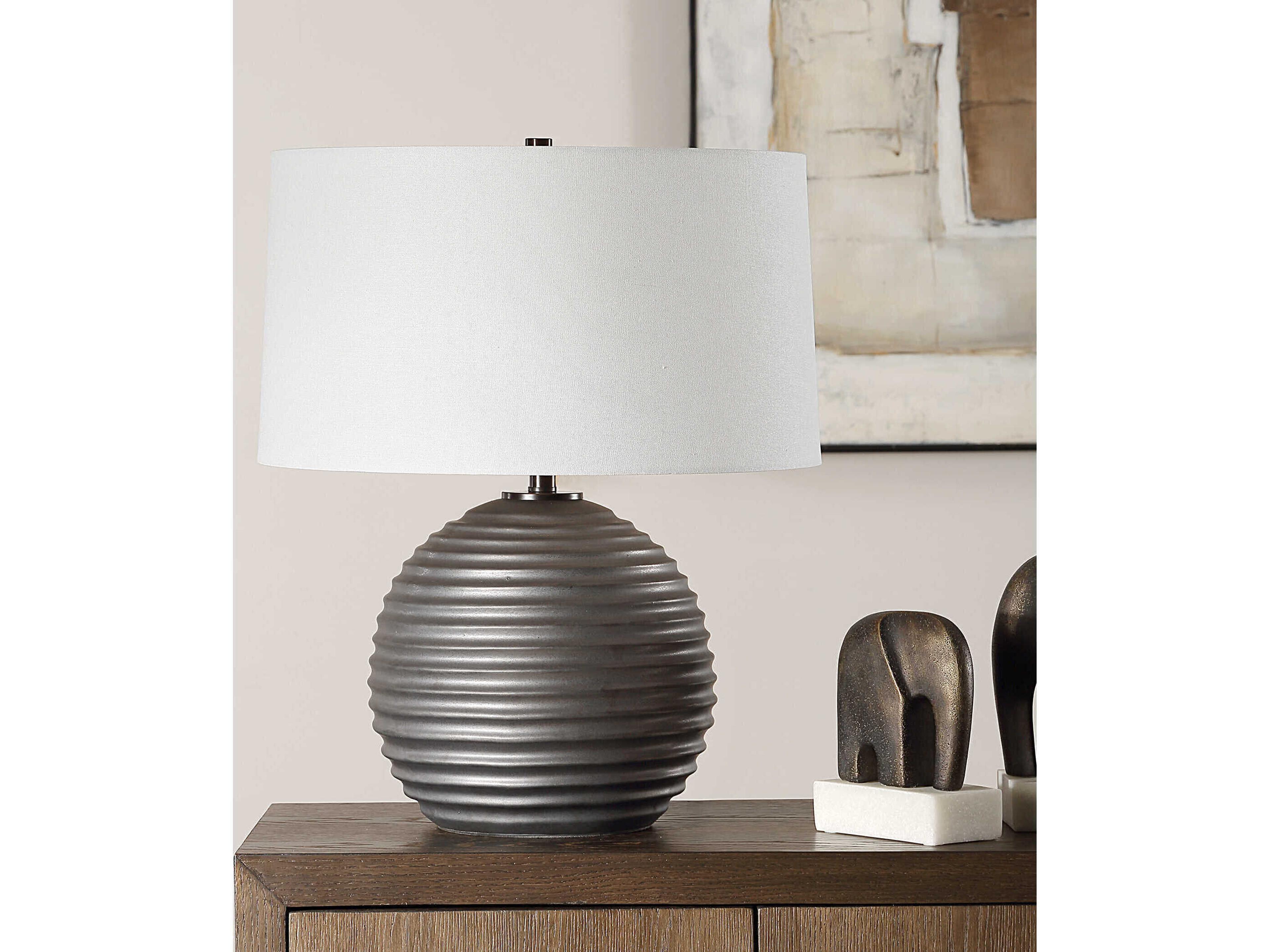 Uttermost Chelsom Satin Dark Bronze Table Lamp