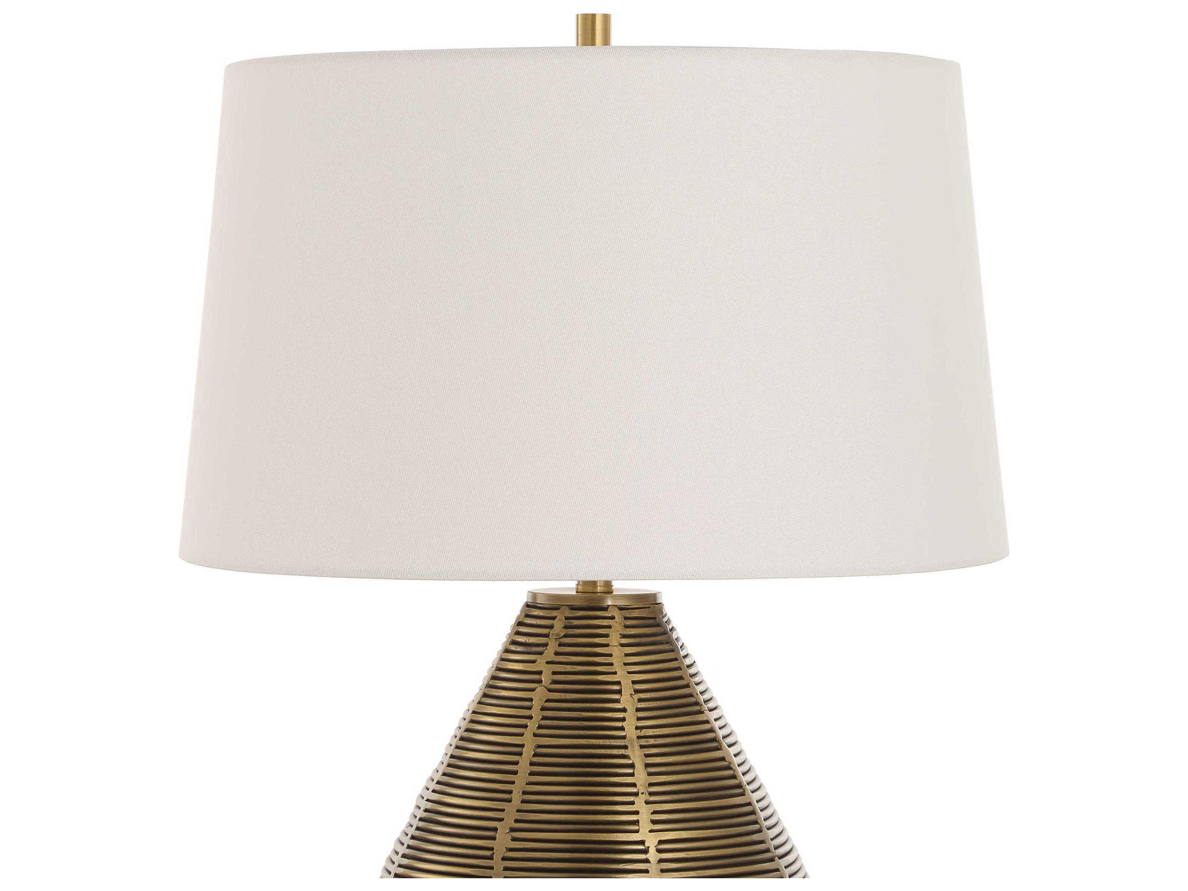 Uttermost Knowles Brushed Brass Buffet Lamp