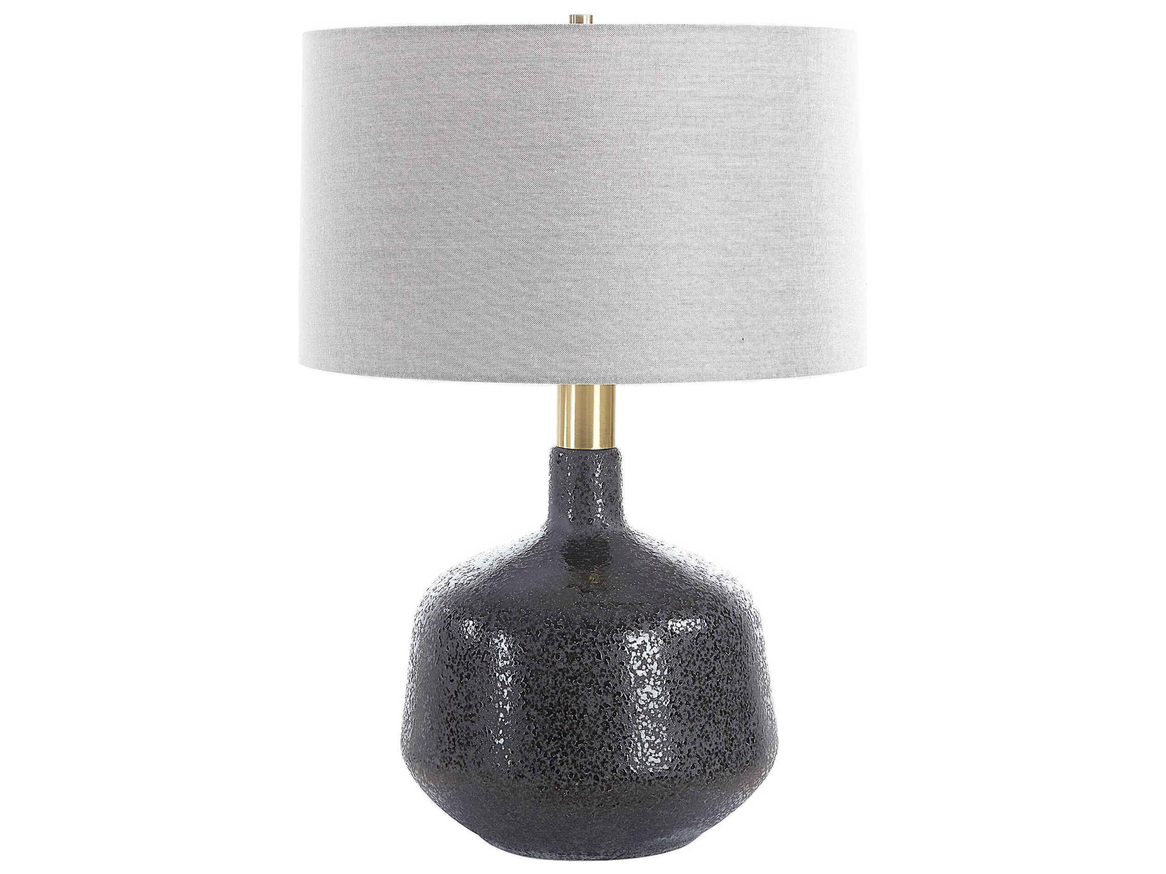 Uttermost Flanagan Matte Black Buffet Lamp