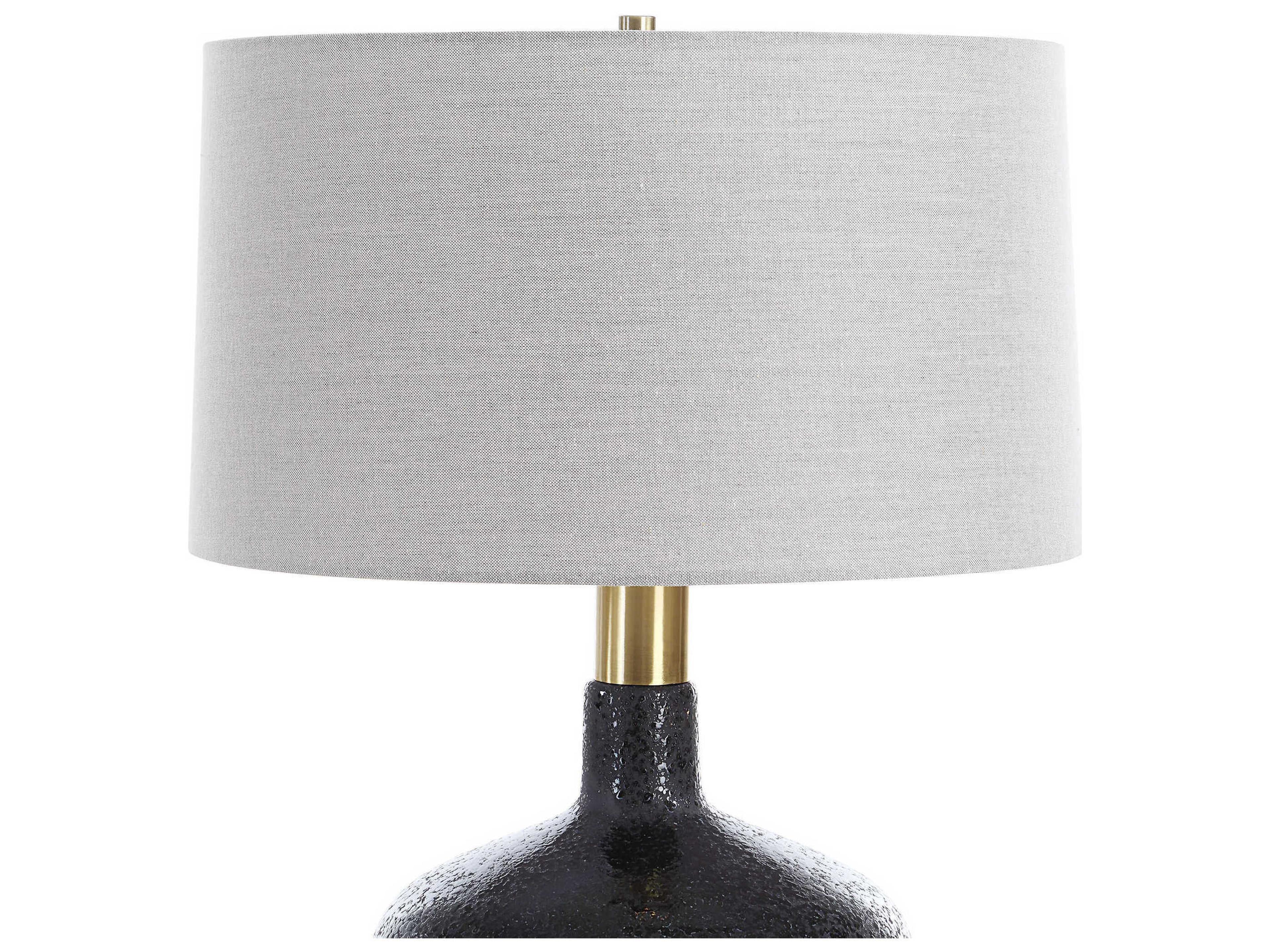 Uttermost Flanagan Matte Black Buffet Lamp