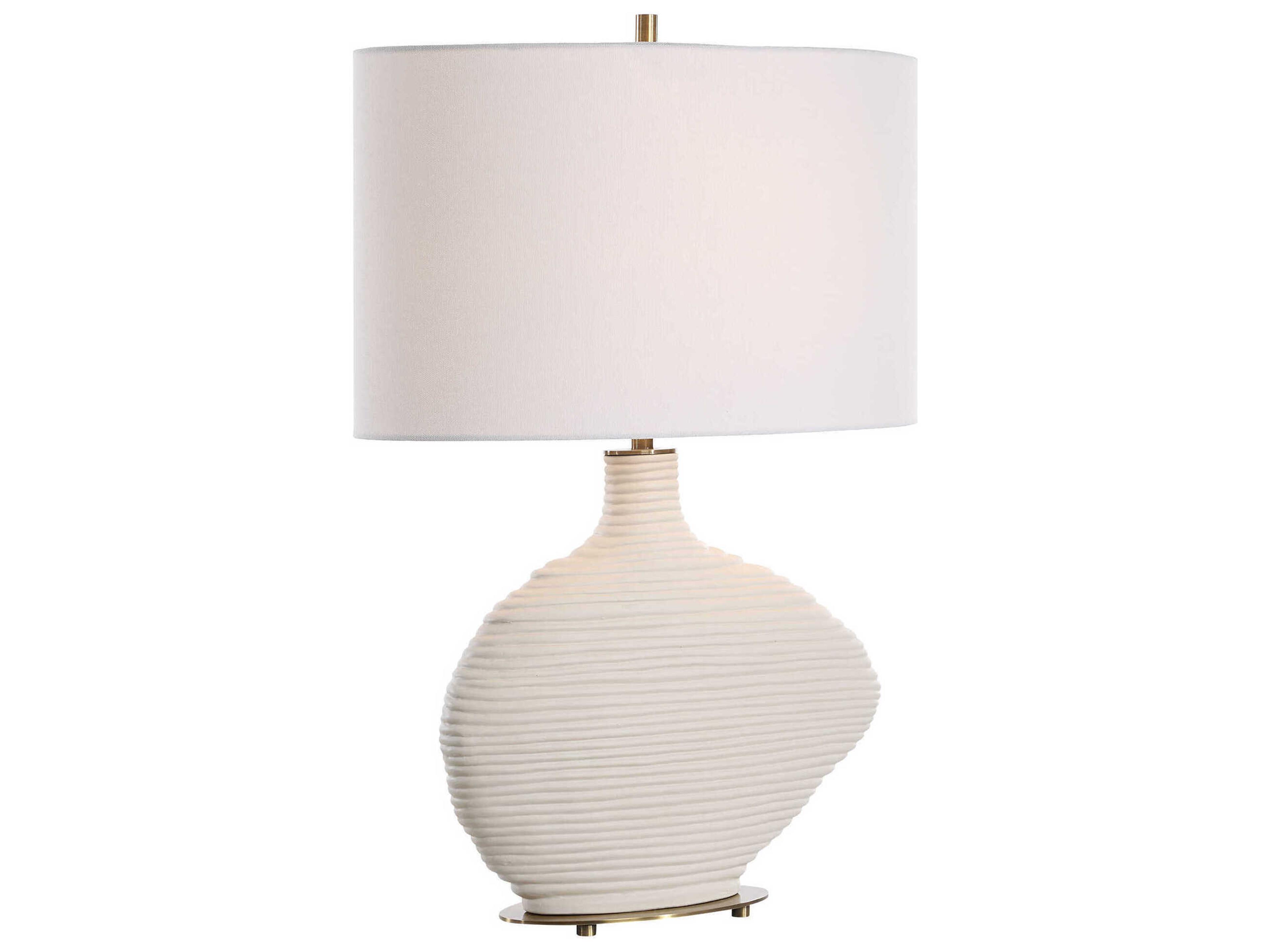 Uttermost Duostacked Warm White Table Lamp
